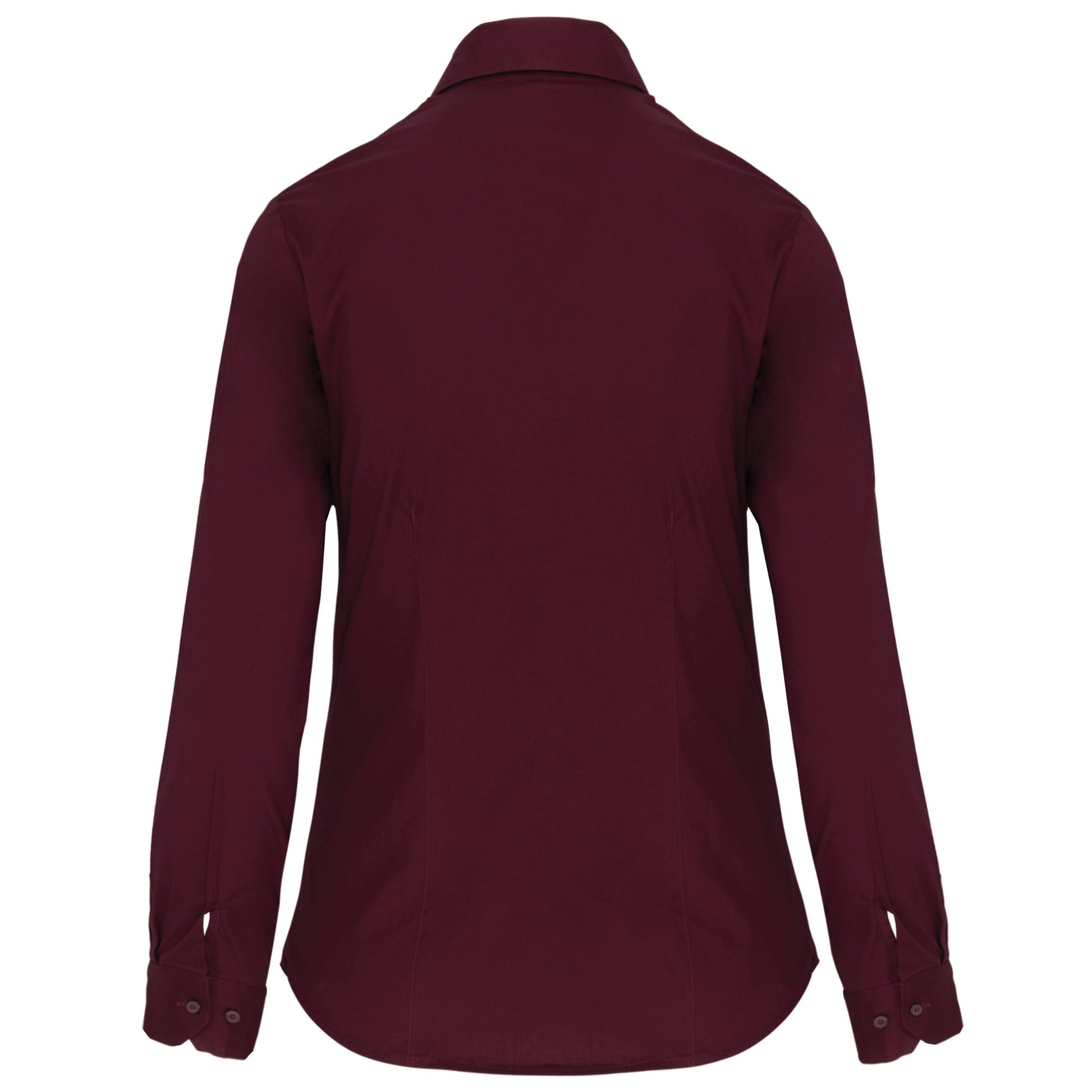 Dames stretch blouse lange mouwen