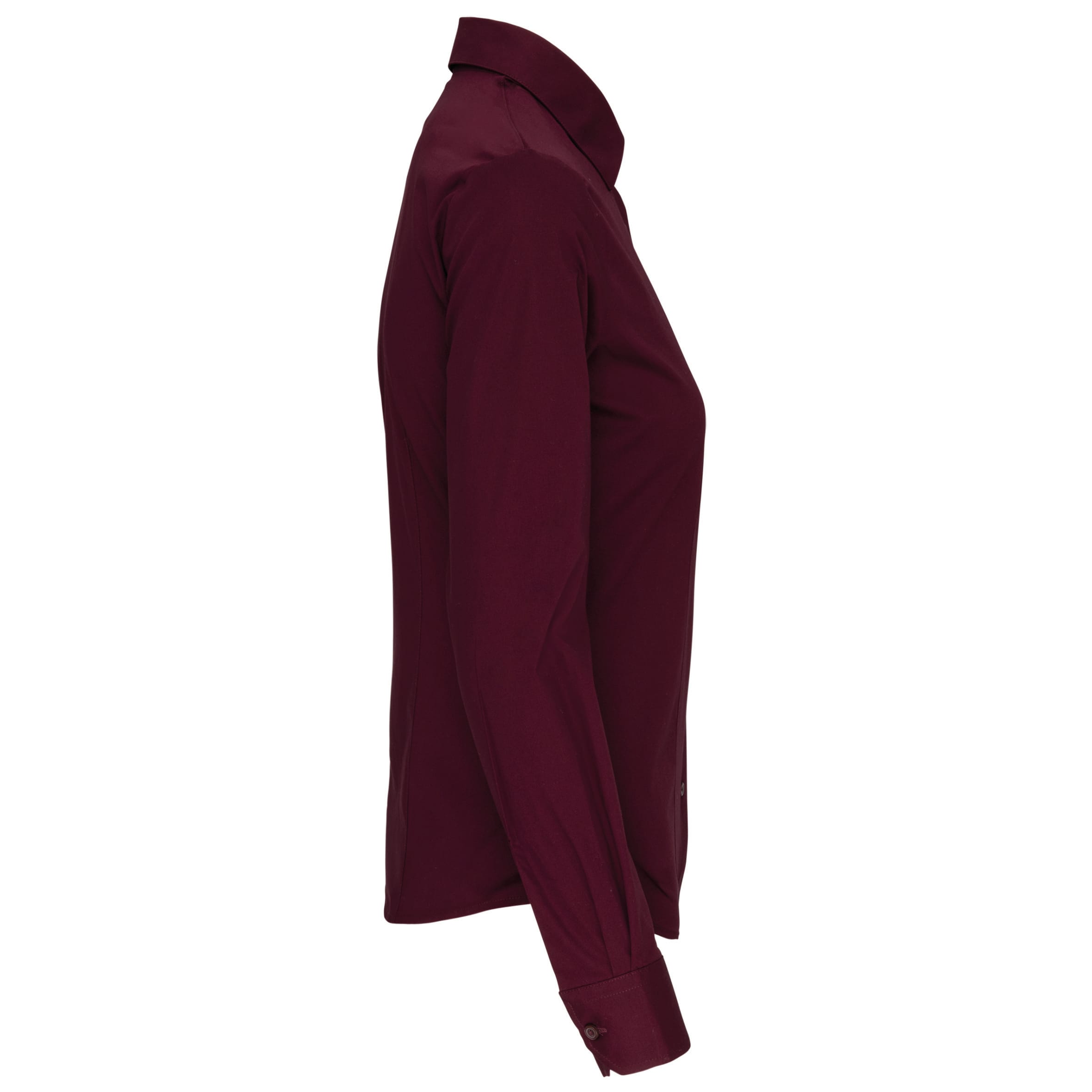 Dames stretch blouse lange mouwen