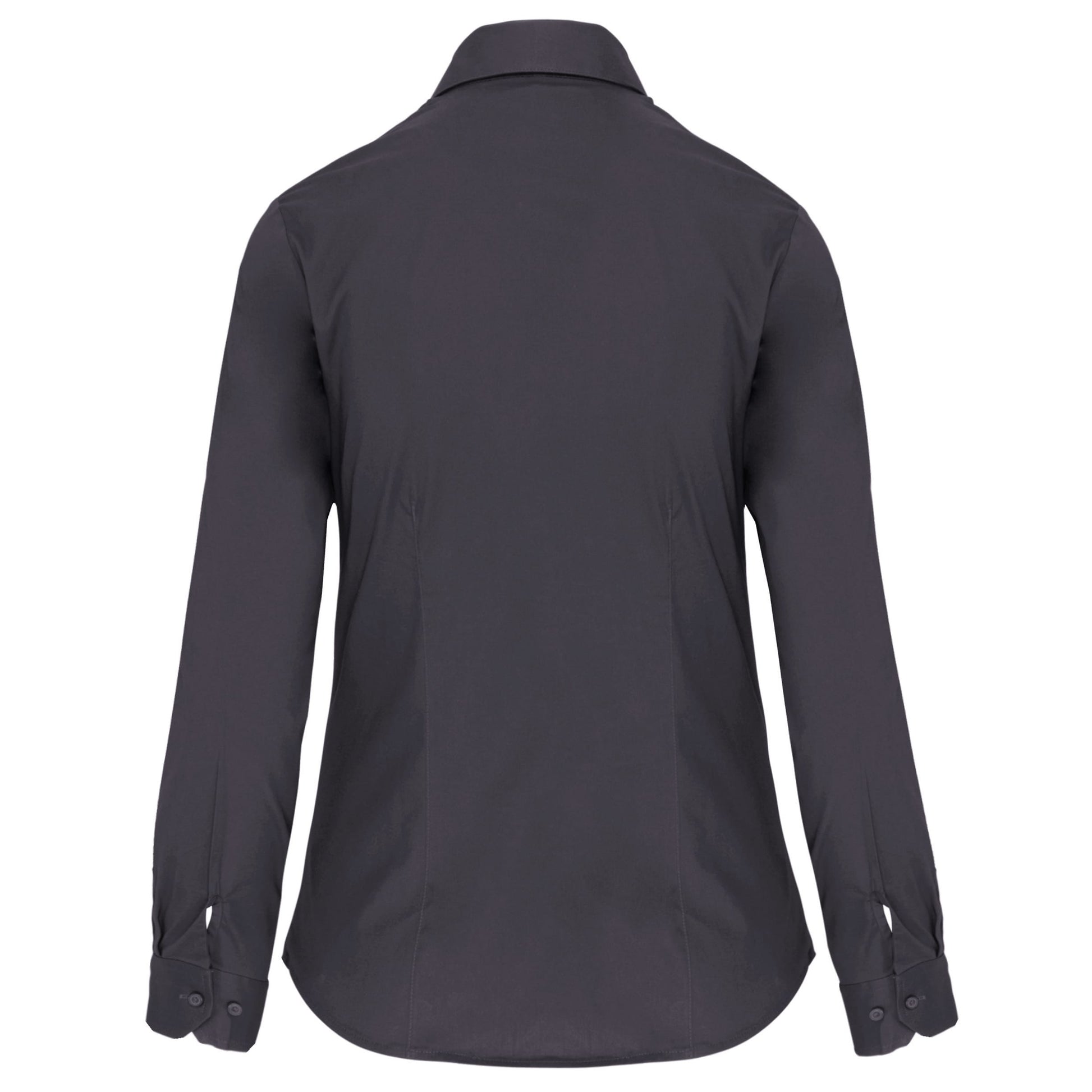 Dames stretch blouse lange mouwen