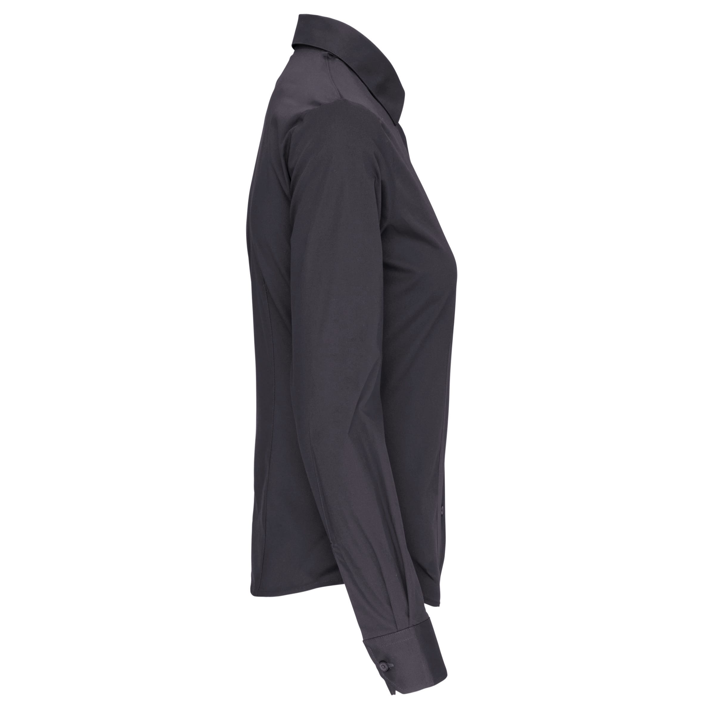 Dames stretch blouse lange mouwen