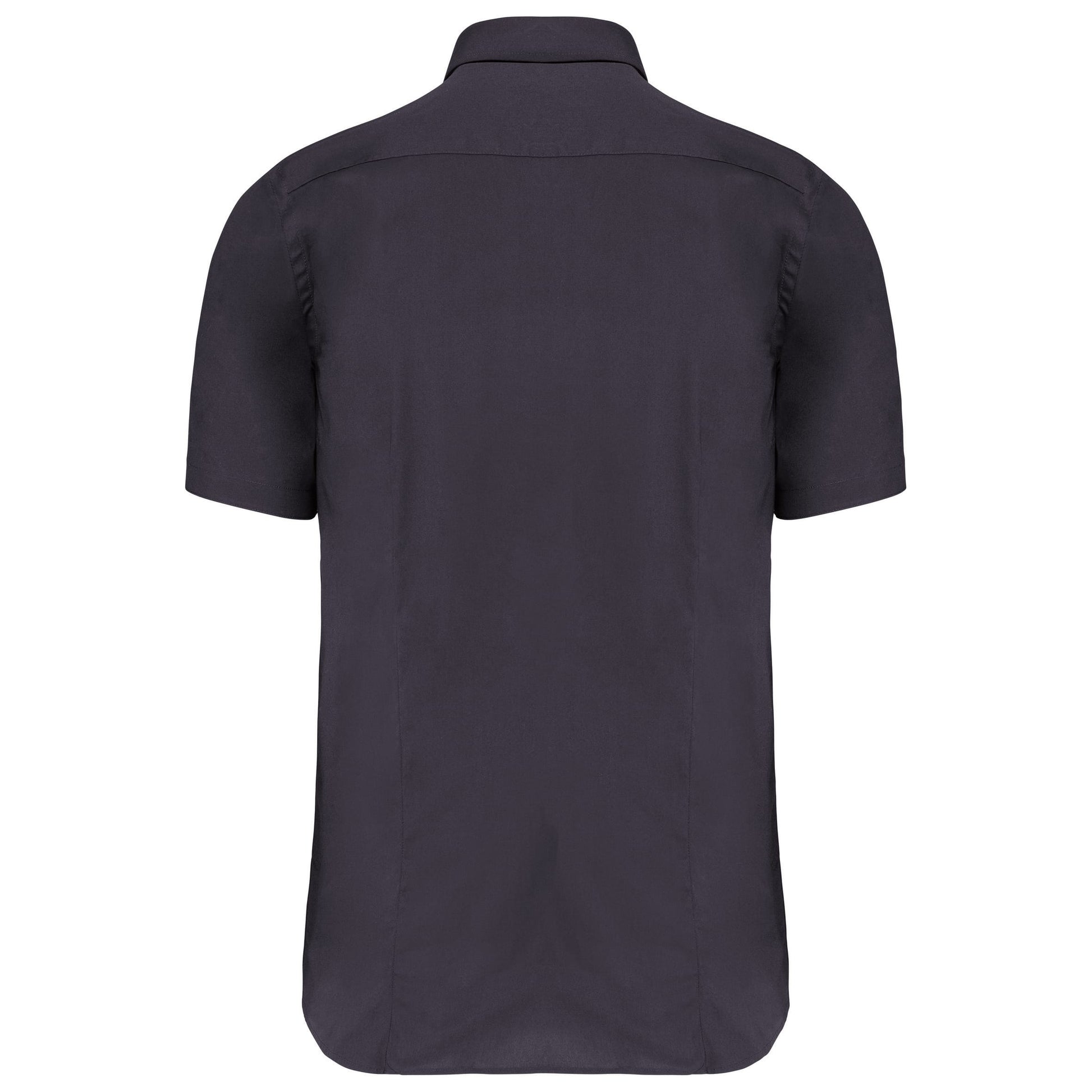 Heren stretch overhemd korte mouwen