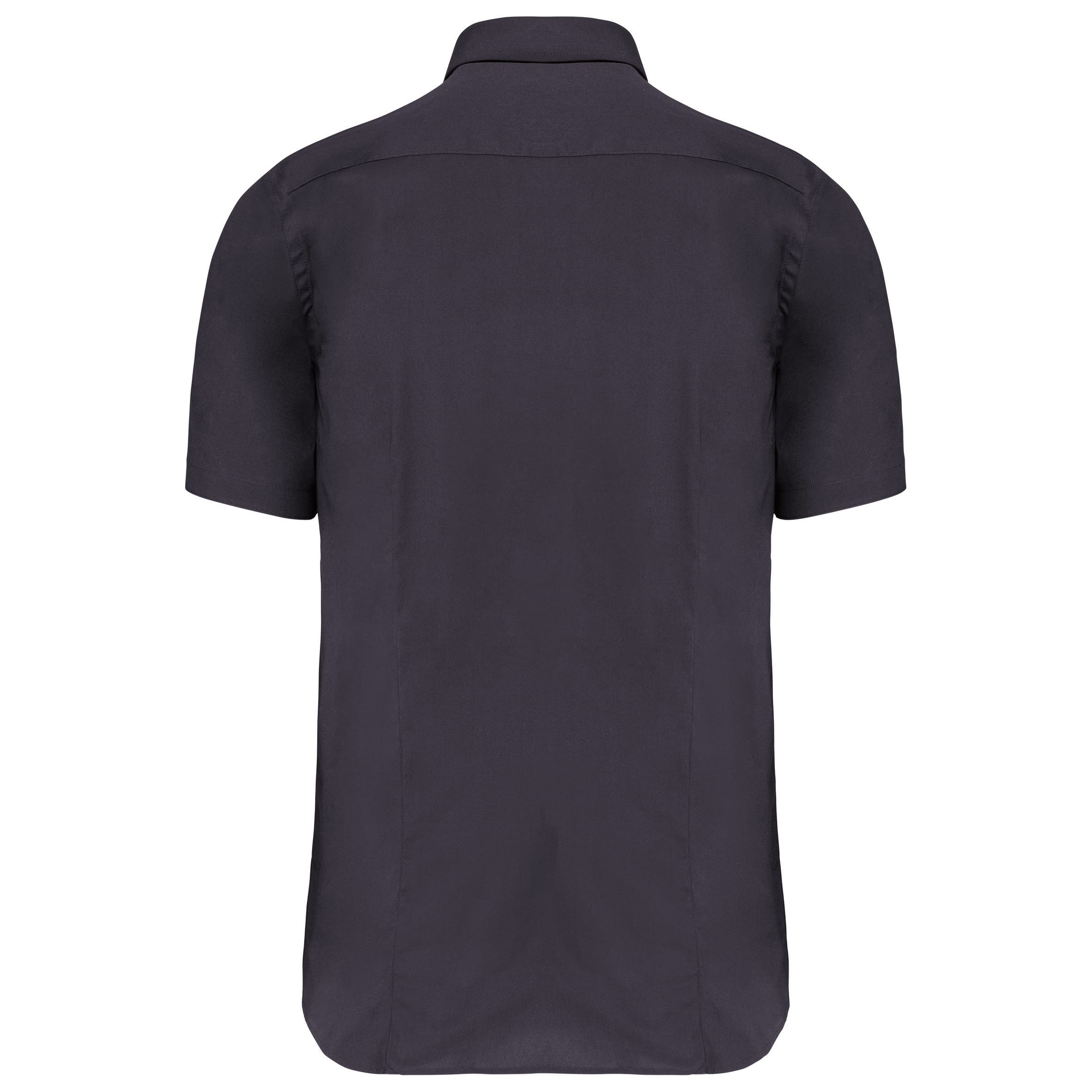 Heren stretch overhemd korte mouwen