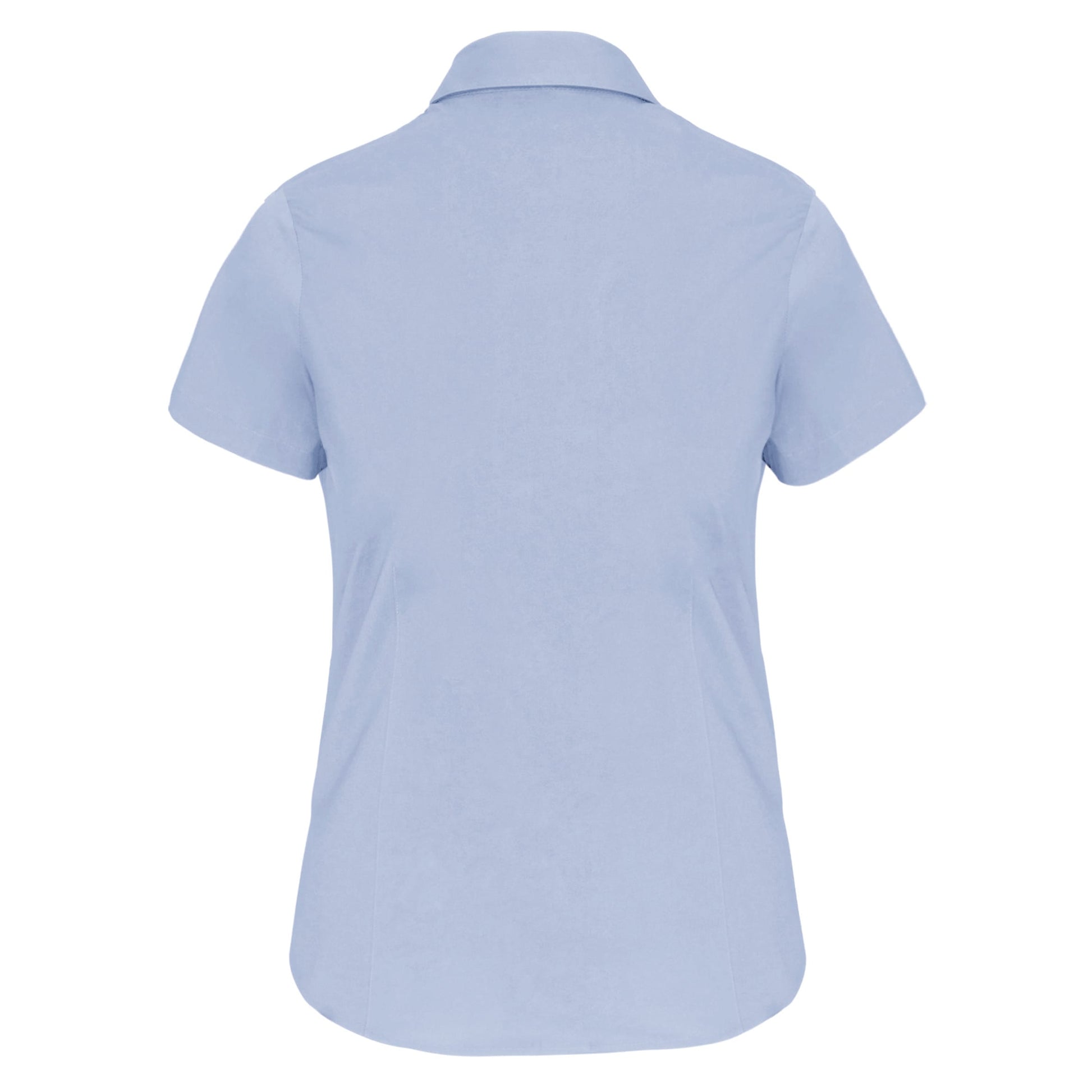 Dames stretch blouse korte mouwen