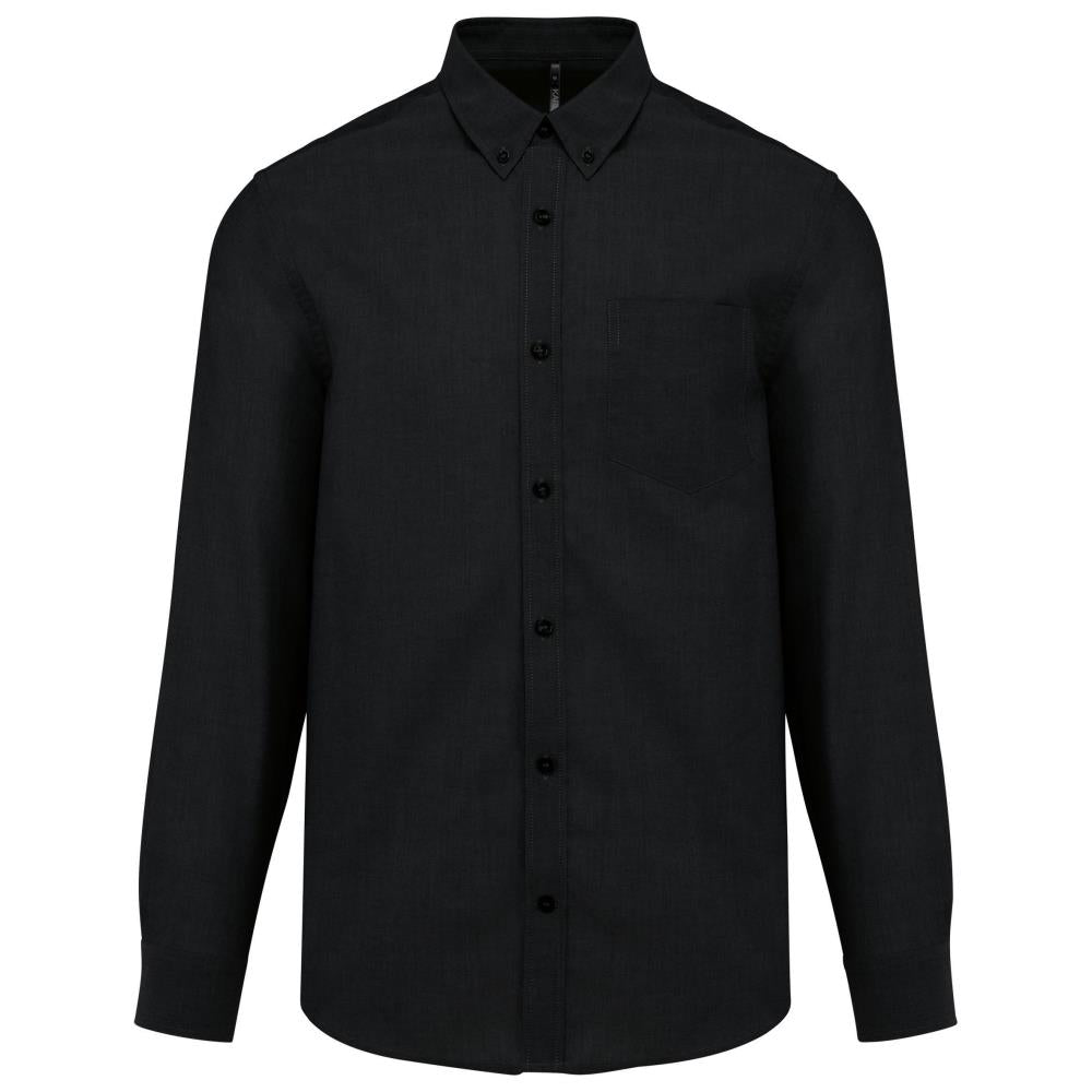 Heren Oxford overhemd lange mouwen