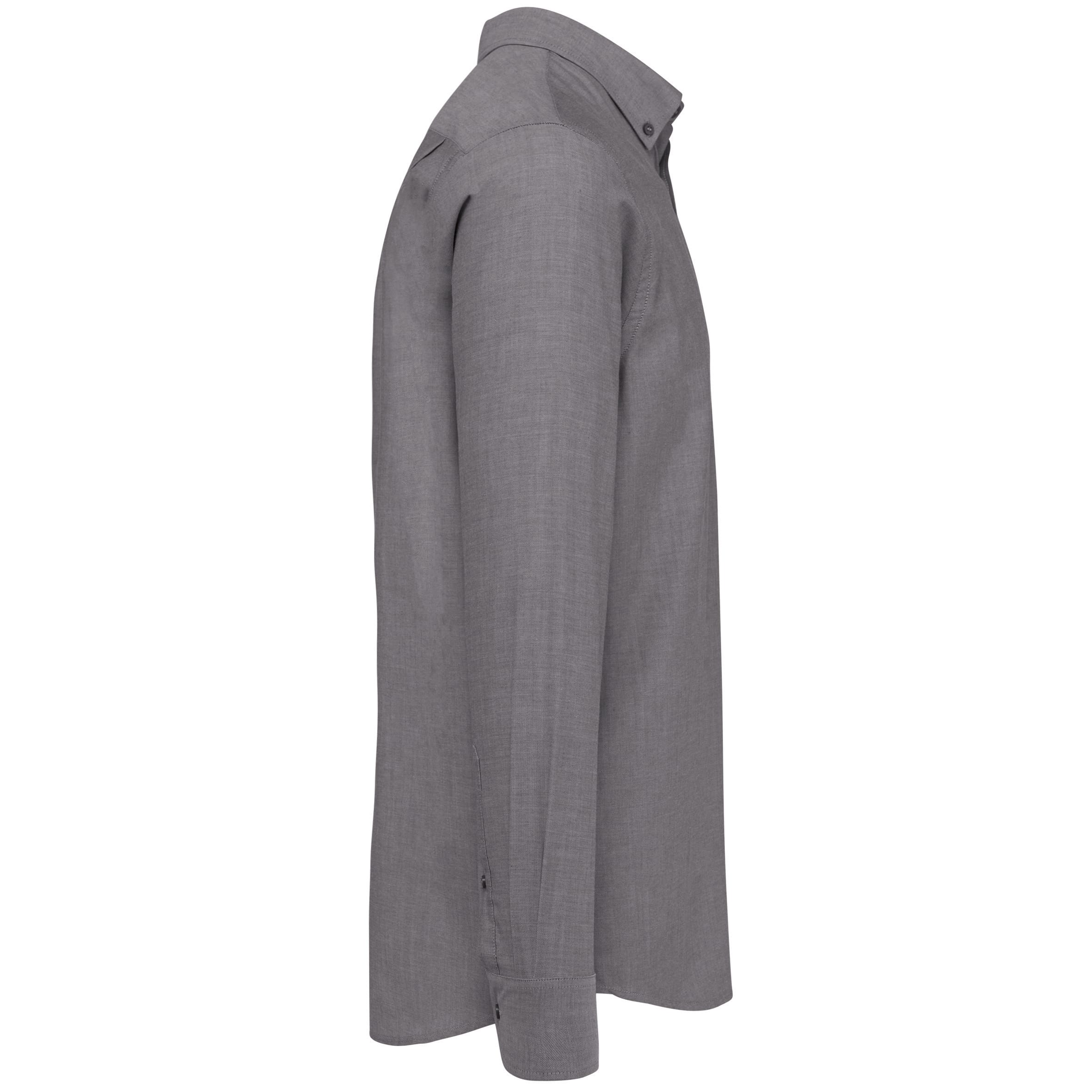 Heren Oxford overhemd lange mouwen