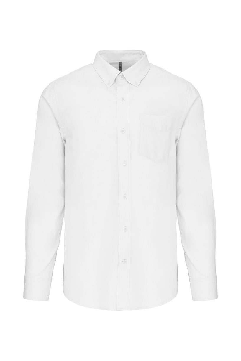 Heren Oxford overhemd lange mouwen