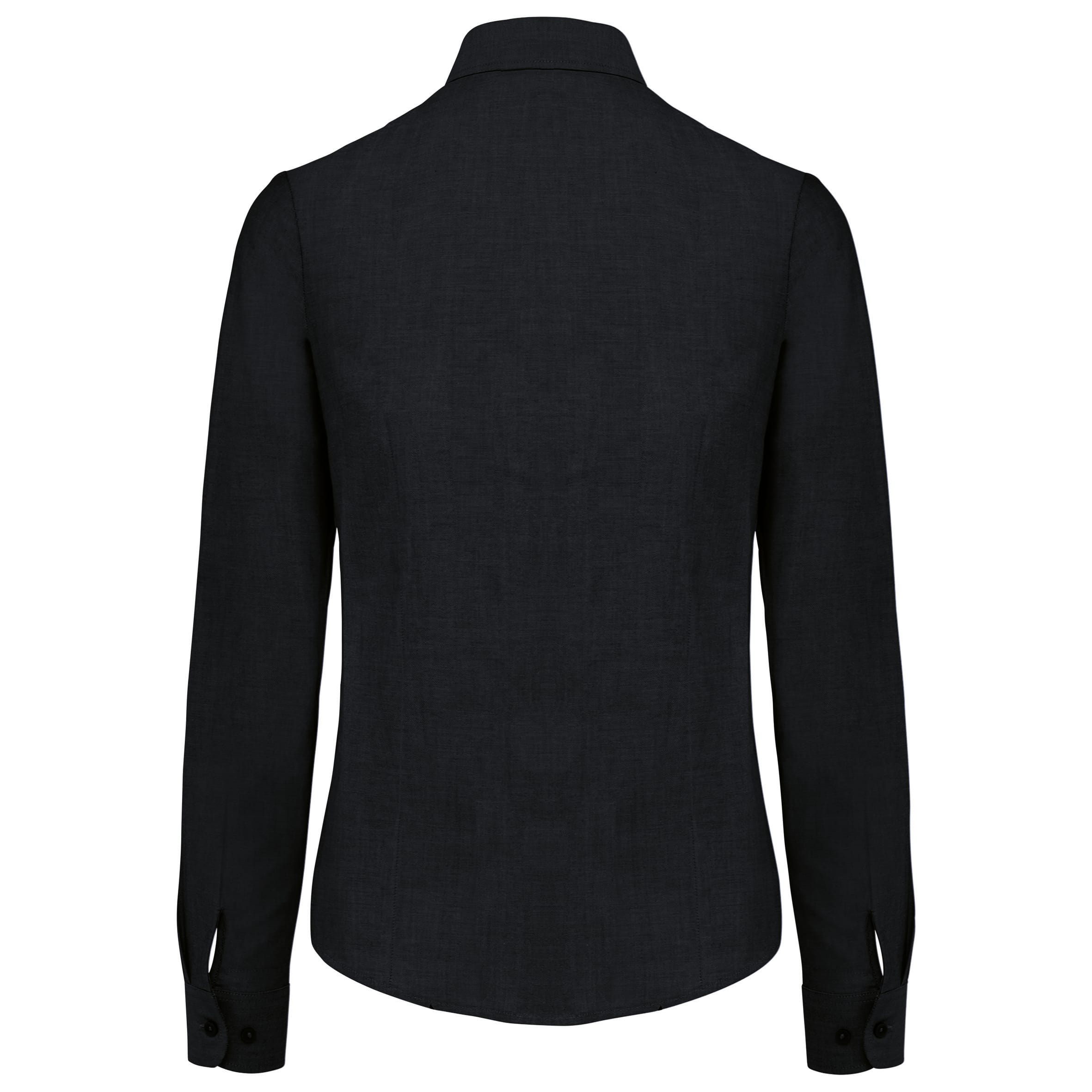 Dames Oxford blouse lange mouwen