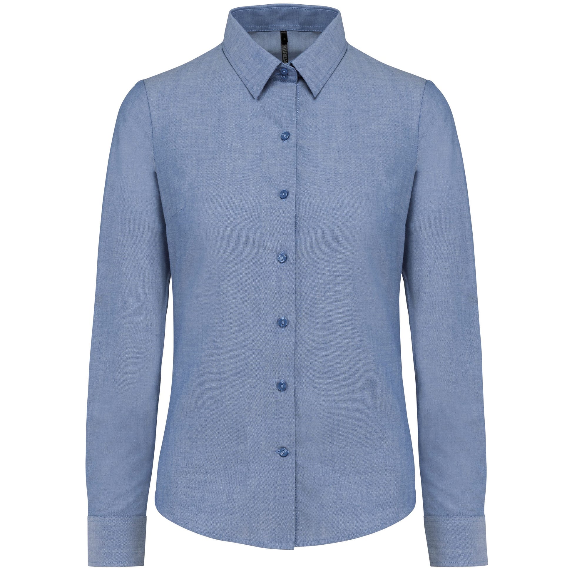 Dames Oxford blouse lange mouwen