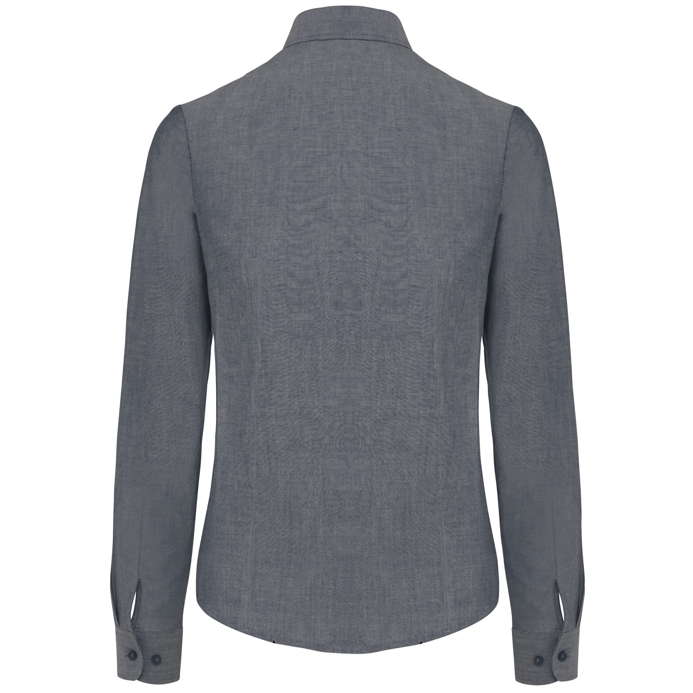 Dames Oxford blouse lange mouwen