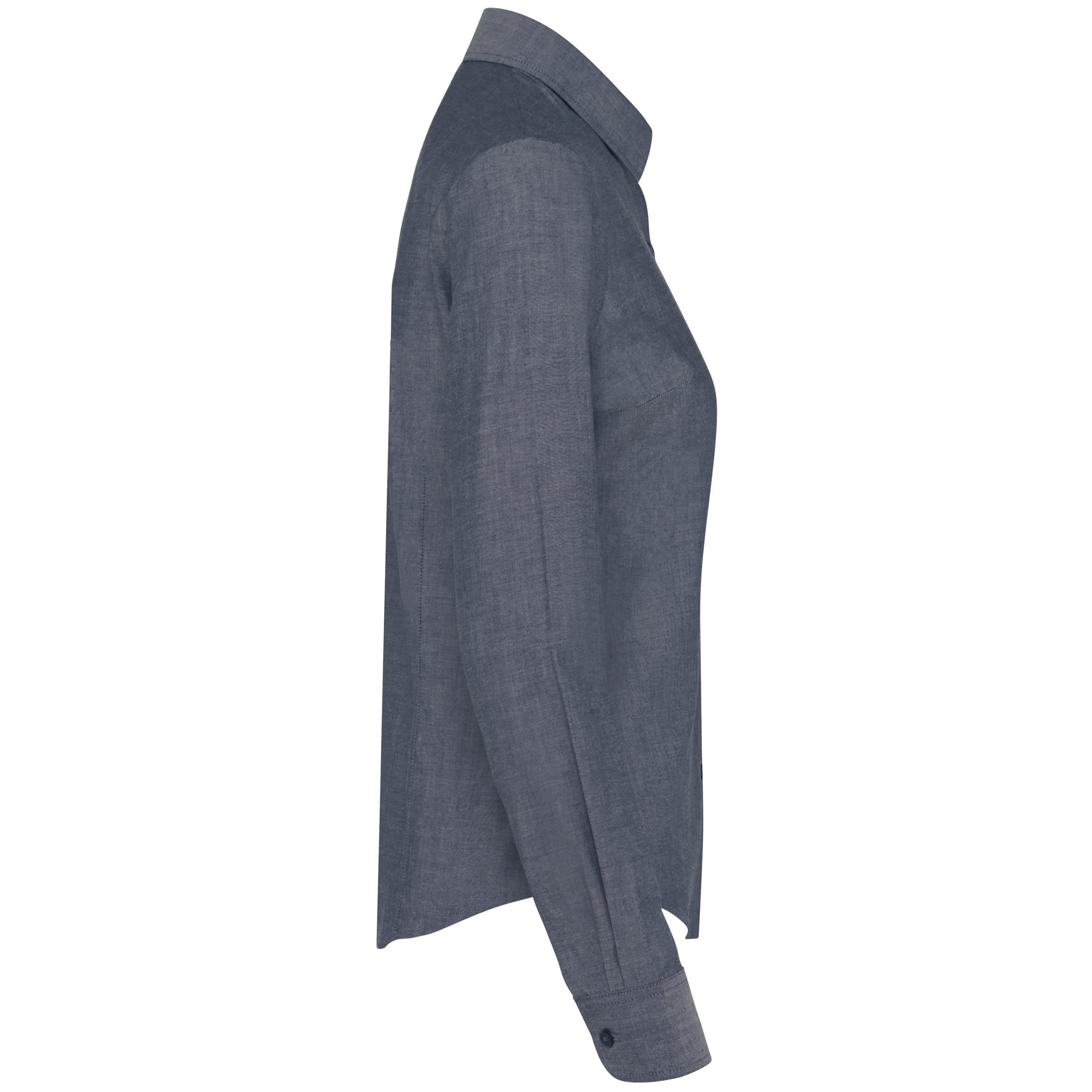 Dames Oxford blouse lange mouwen
