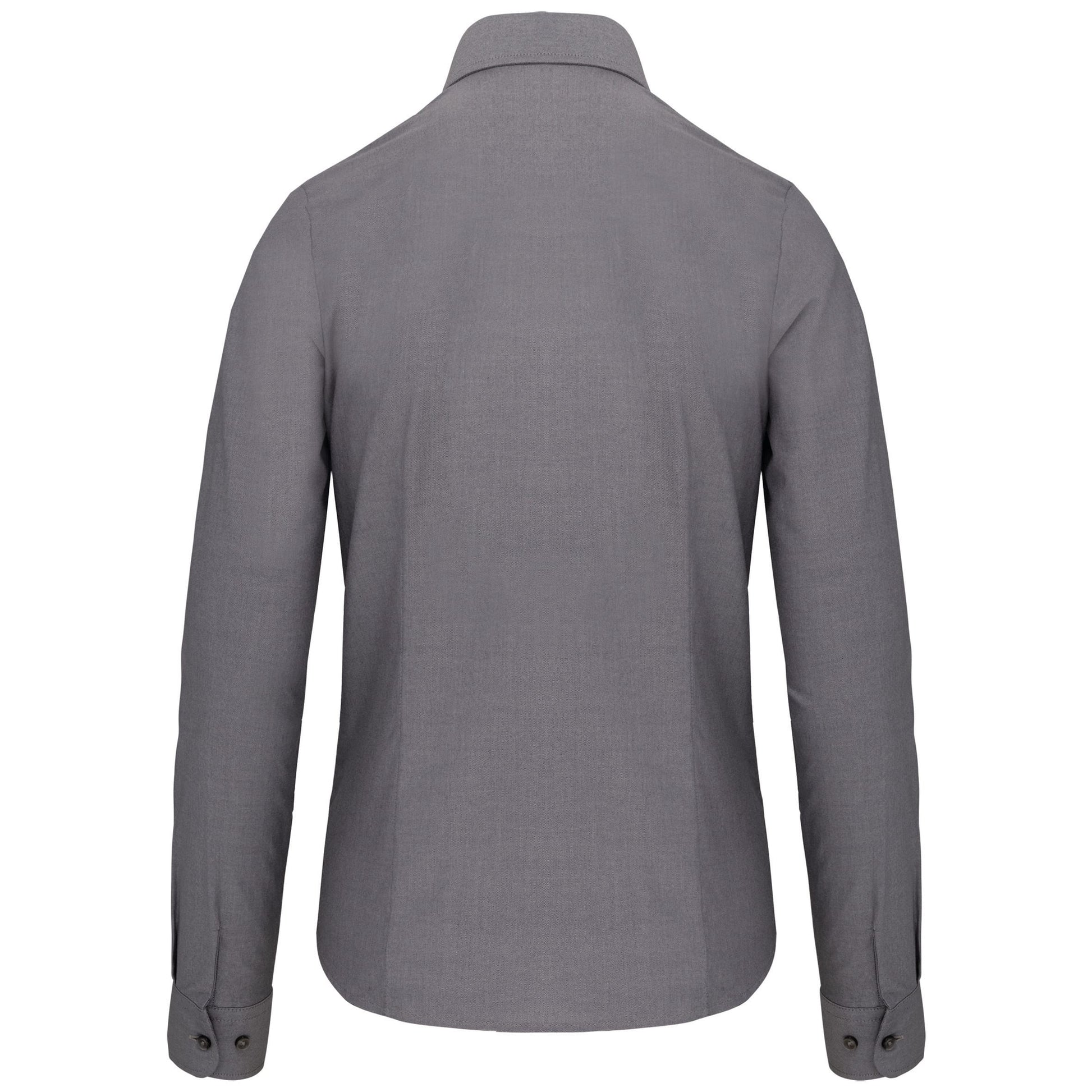 Dames Oxford blouse lange mouwen