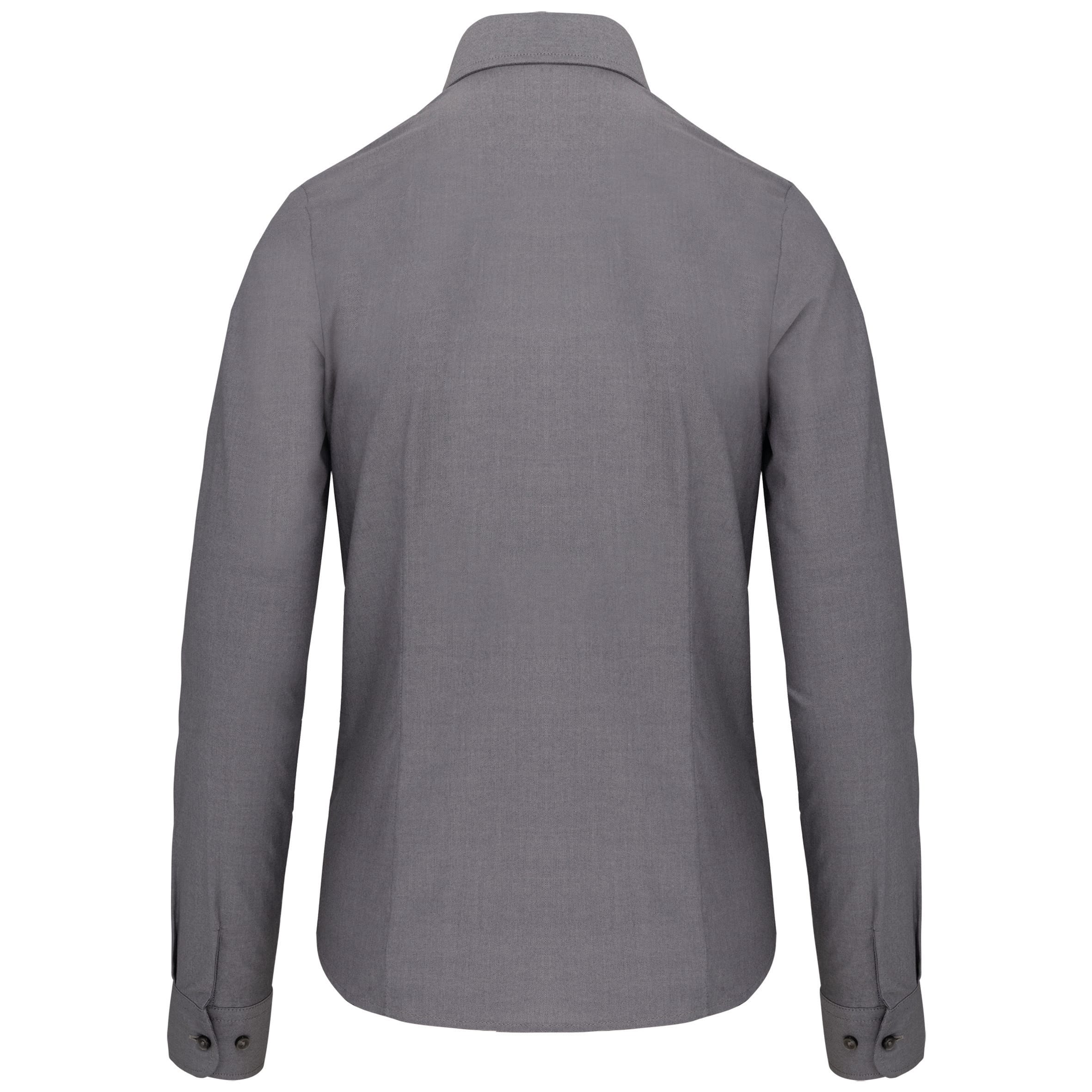 Dames Oxford blouse lange mouwen