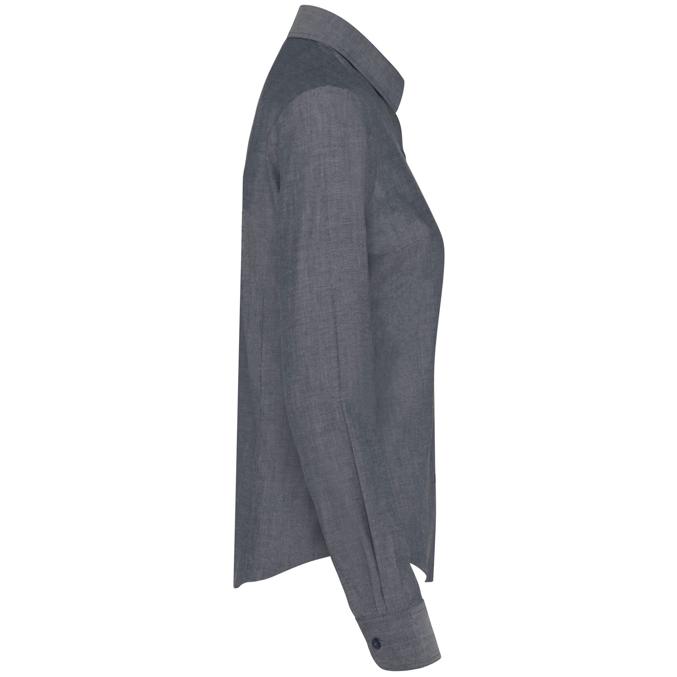 Dames Oxford blouse lange mouwen