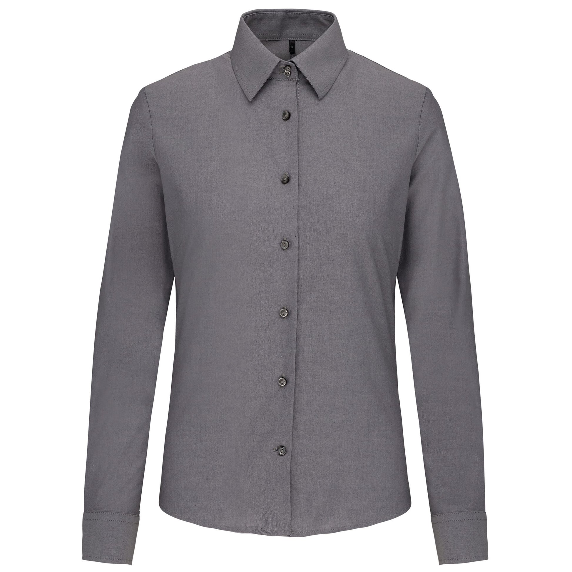 Dames Oxford blouse lange mouwen