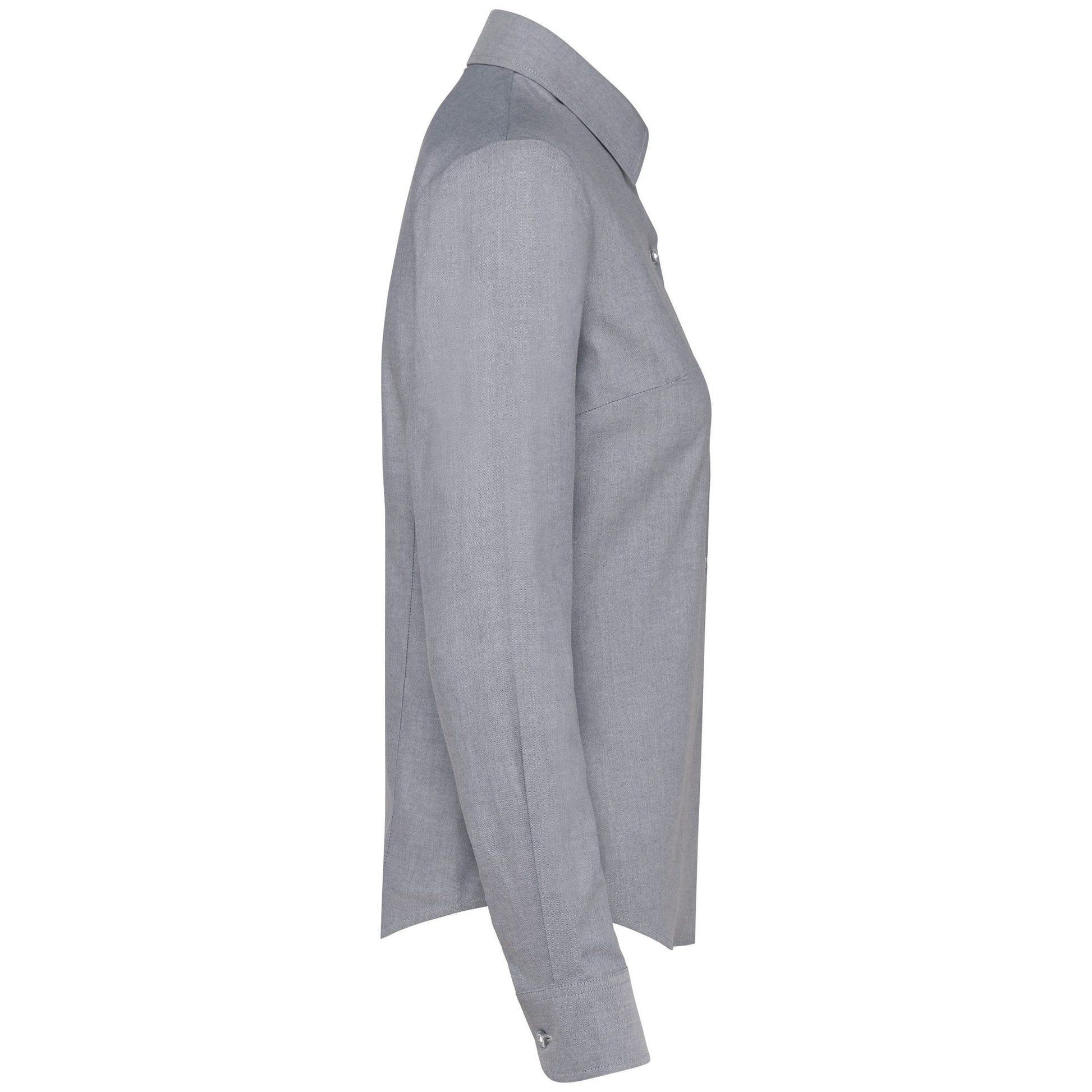 Dames Oxford blouse lange mouwen