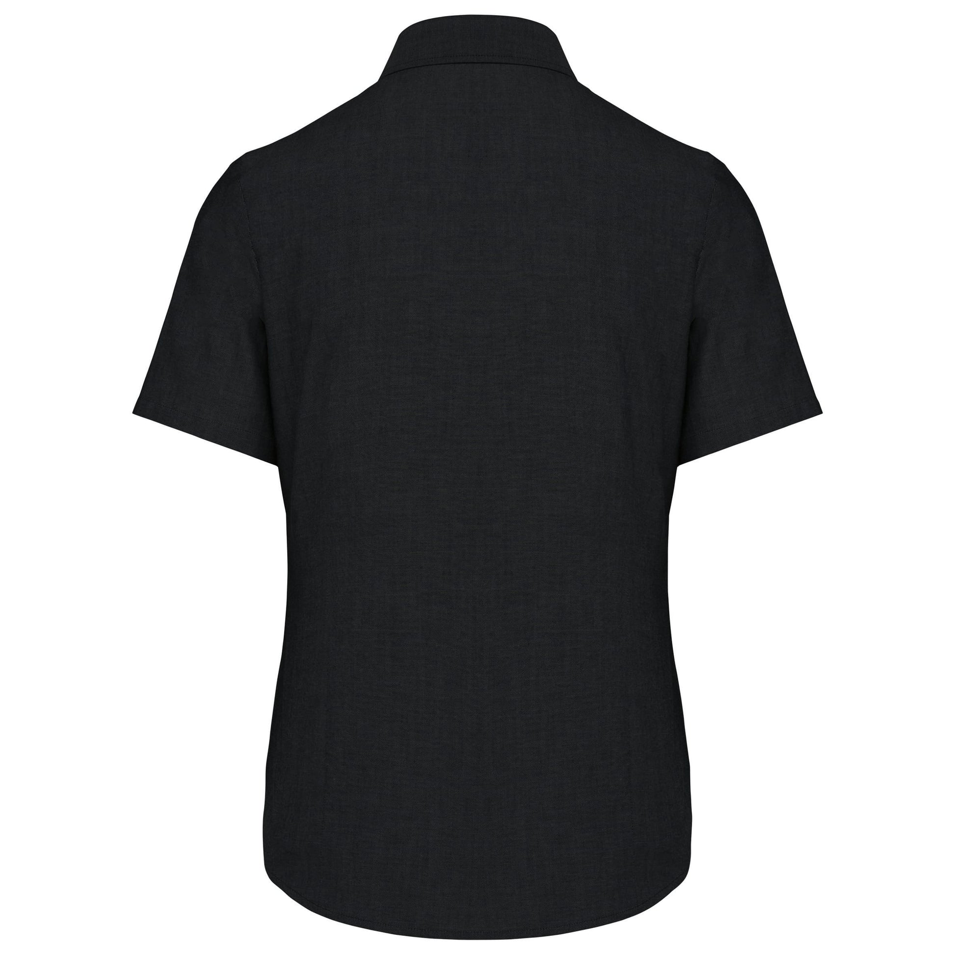 Dames Oxford blouse korte mouwen