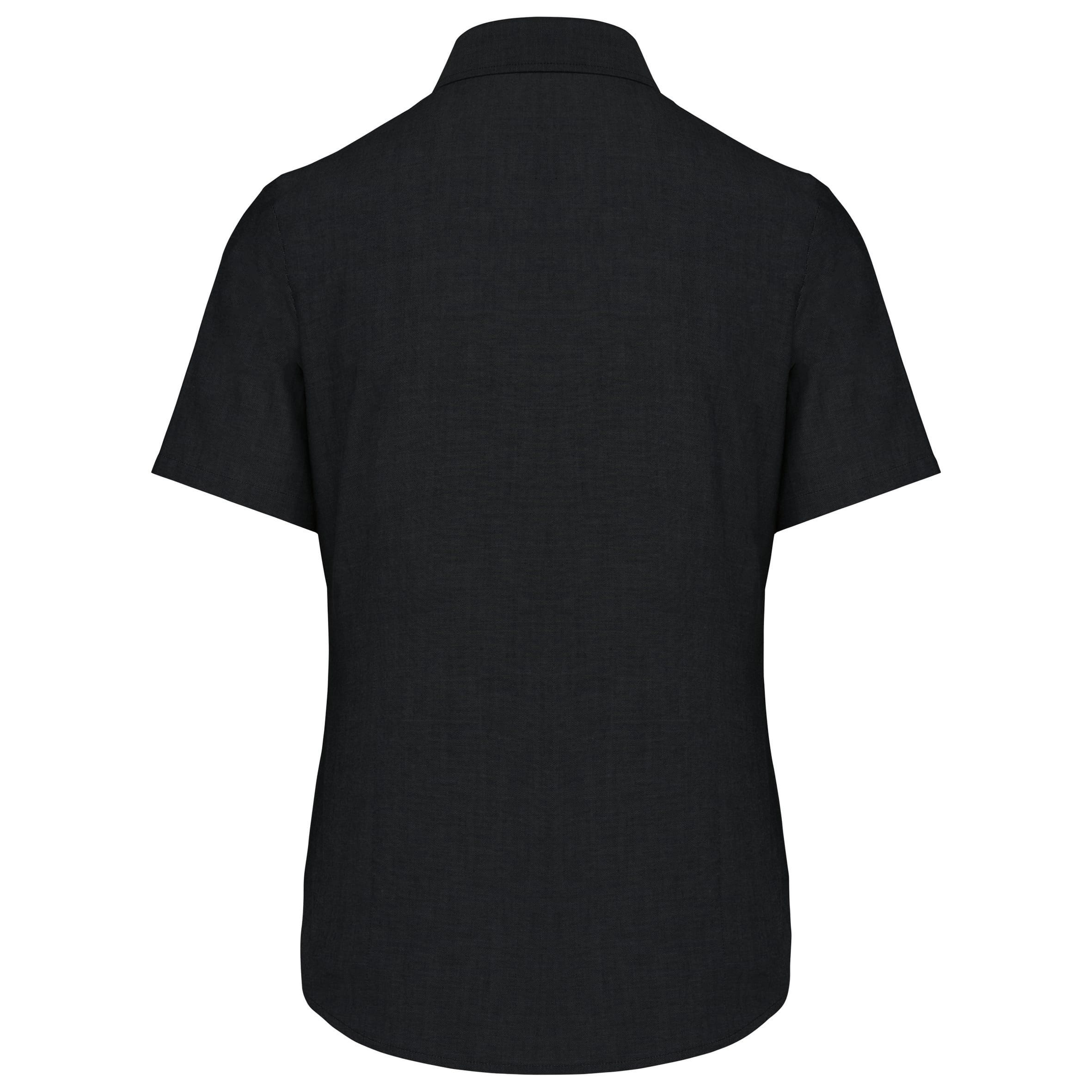 Dames Oxford blouse korte mouwen