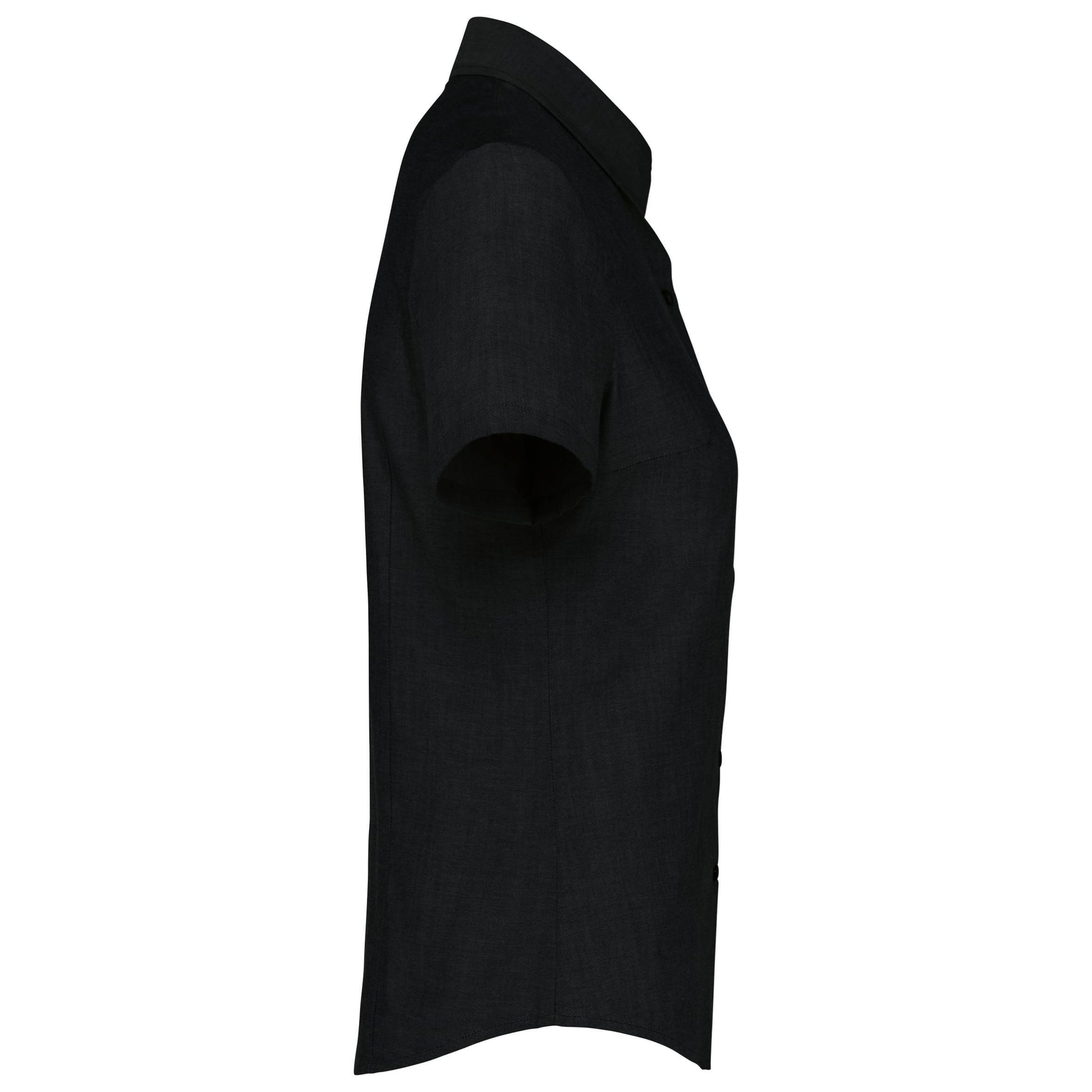 Dames Oxford blouse korte mouwen