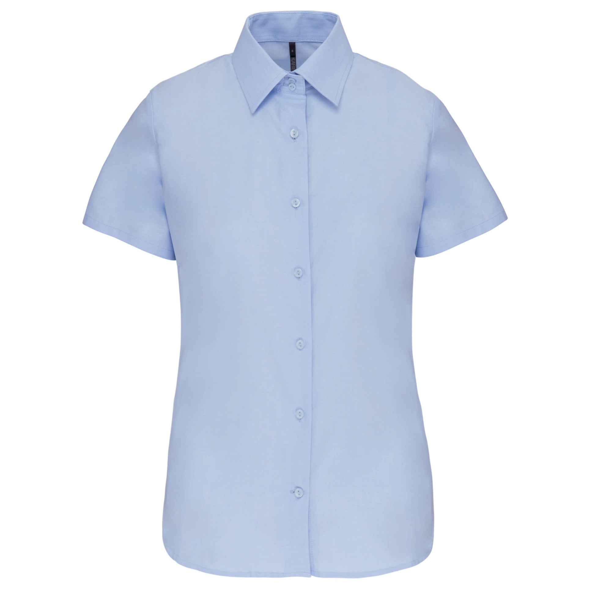 Dames Oxford blouse korte mouwen