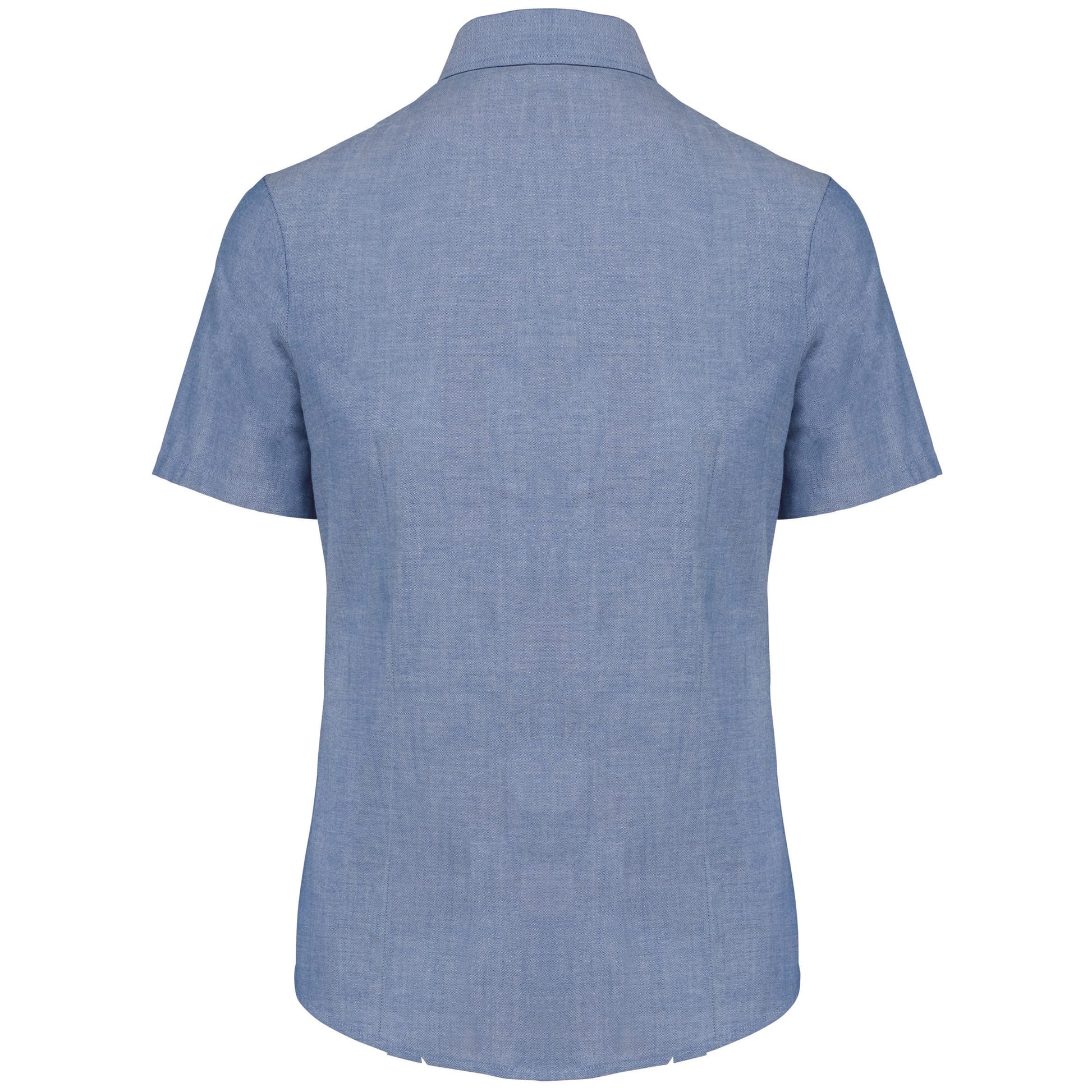 Dames Oxford blouse korte mouwen