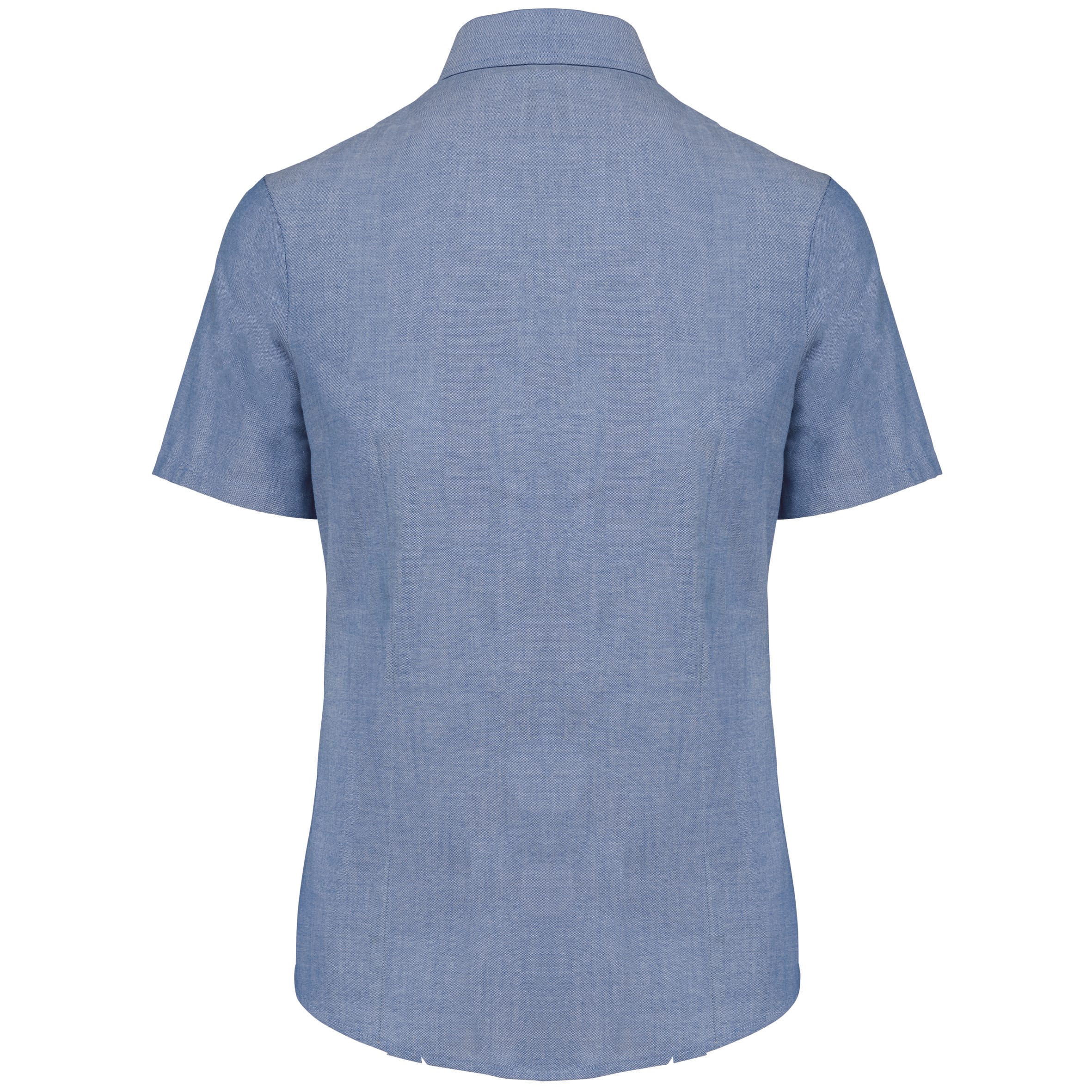 Dames Oxford blouse korte mouwen