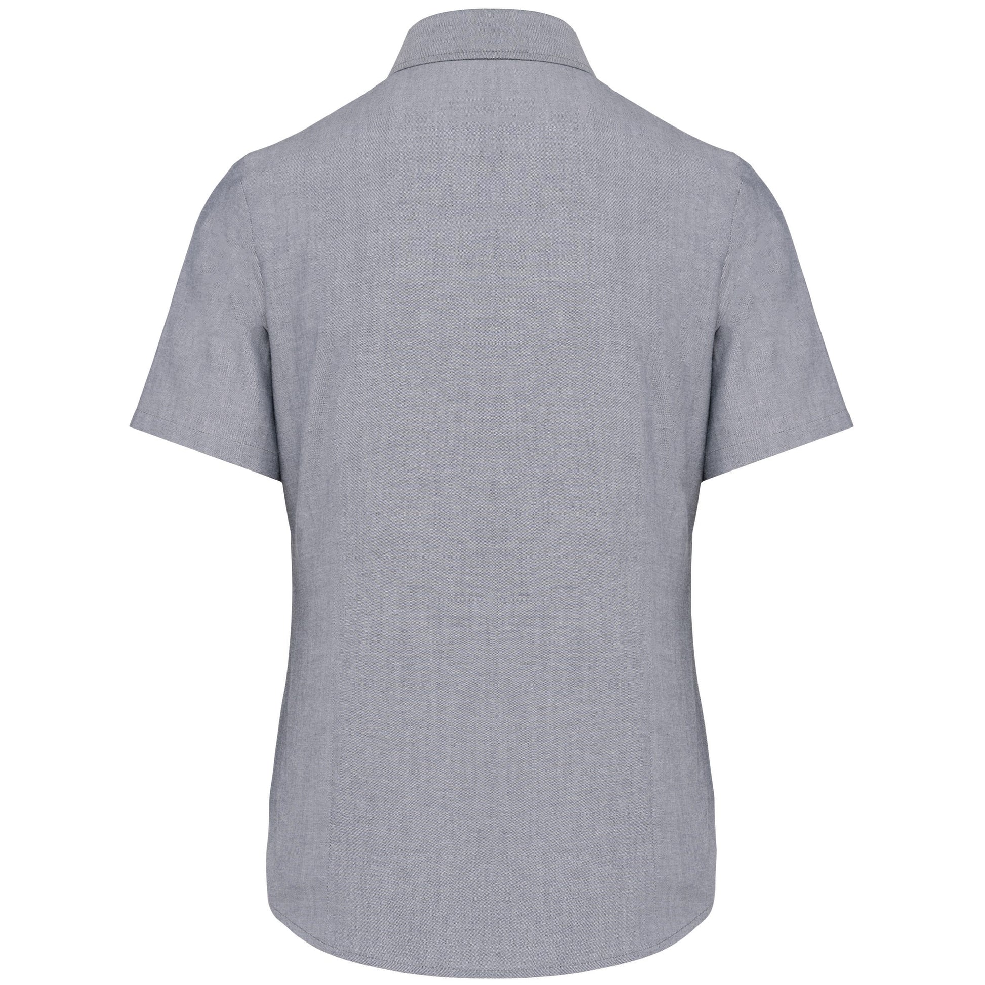 Dames Oxford blouse korte mouwen