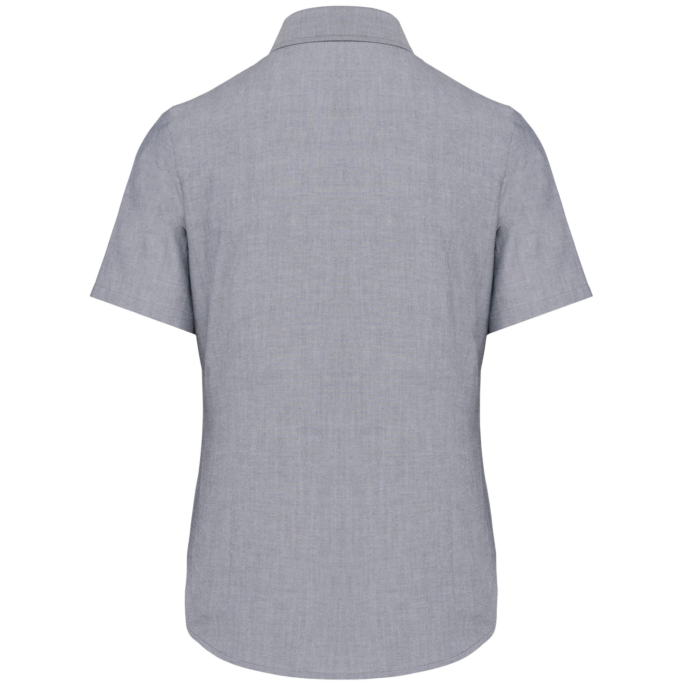Dames Oxford blouse korte mouwen