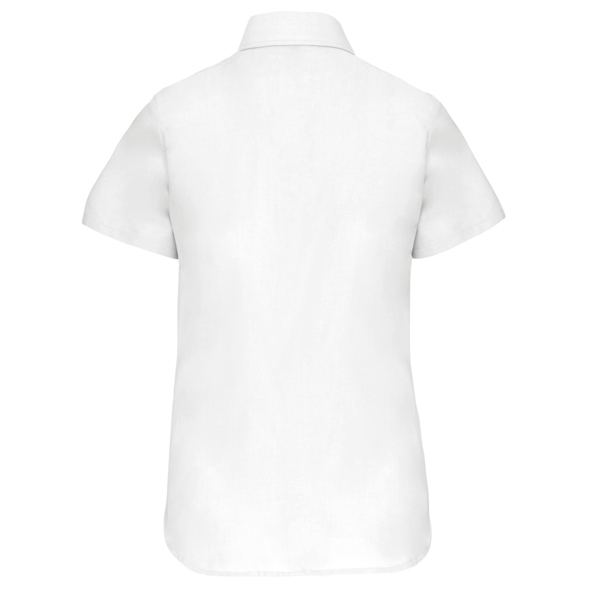 Dames Oxford blouse korte mouwen