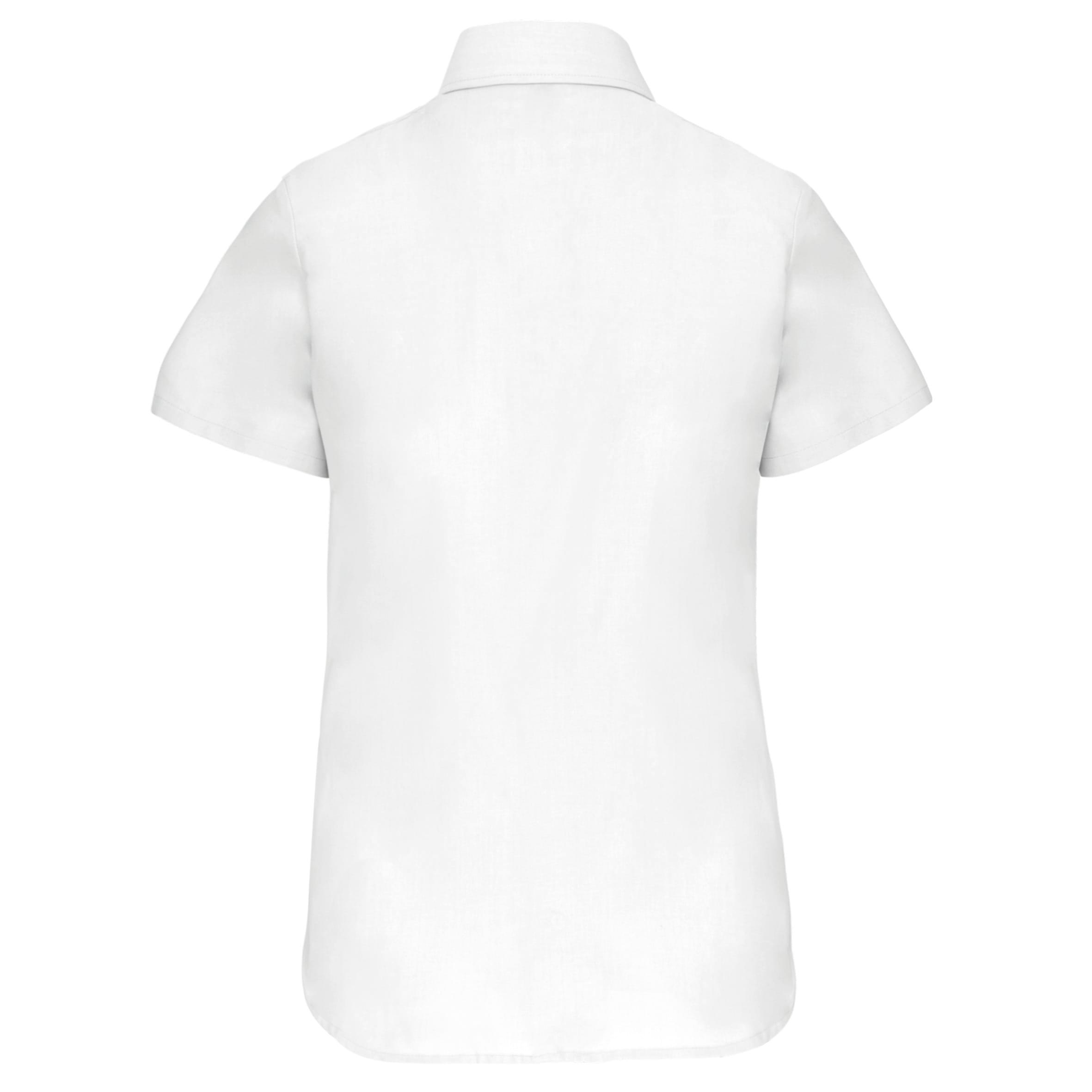 Dames Oxford blouse korte mouwen