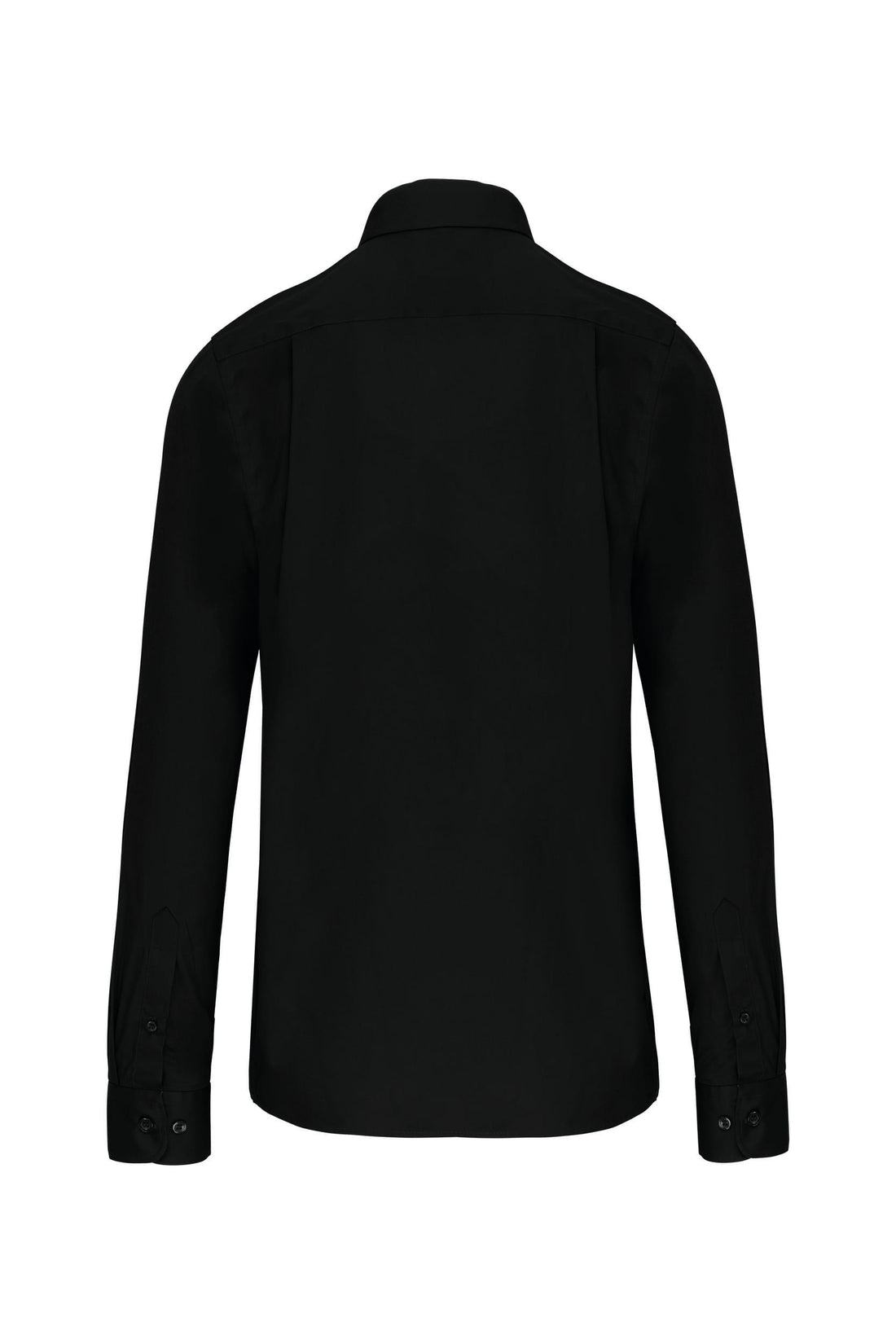 Heren poplin overhemd lange mouwen