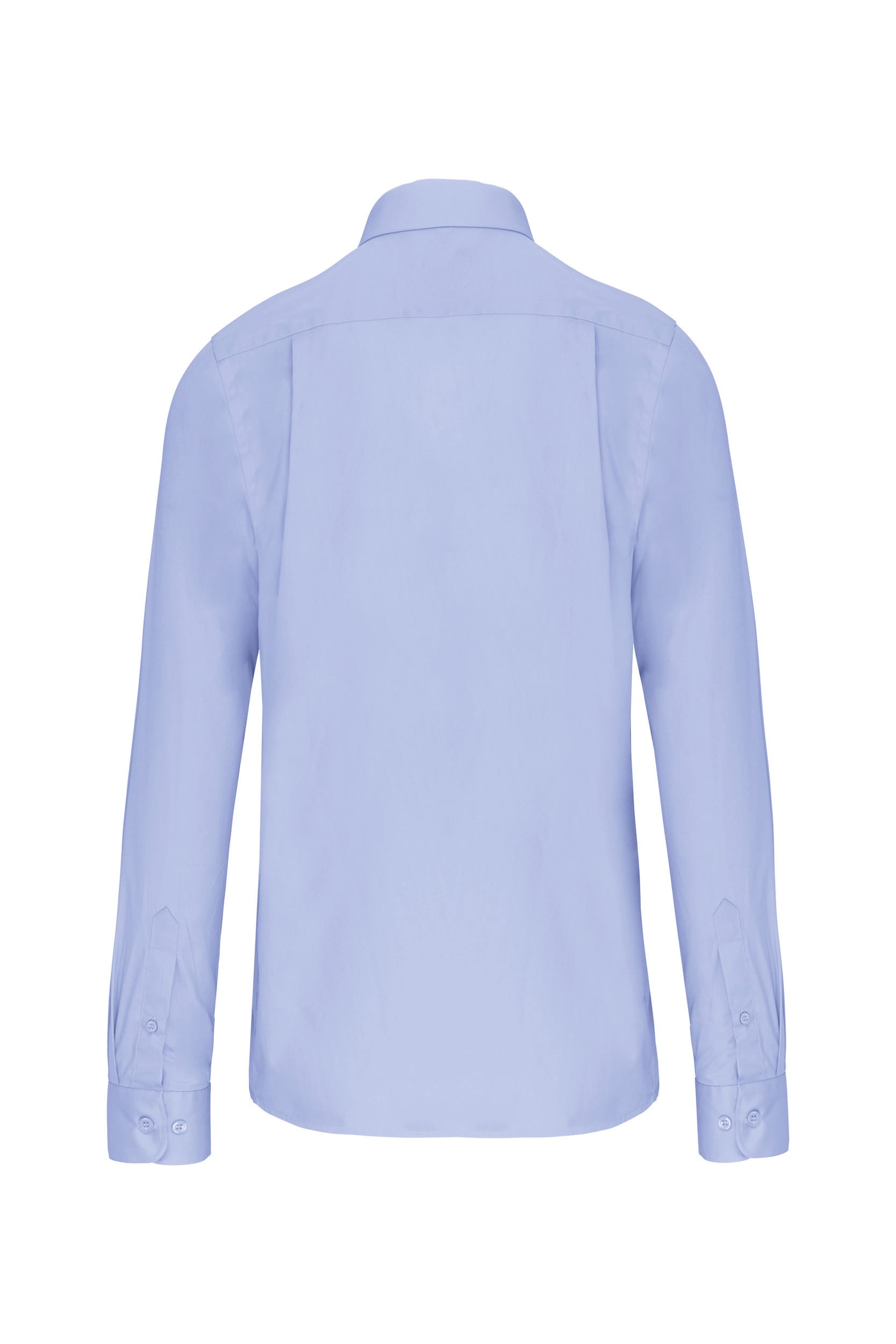 Heren poplin overhemd lange mouwen