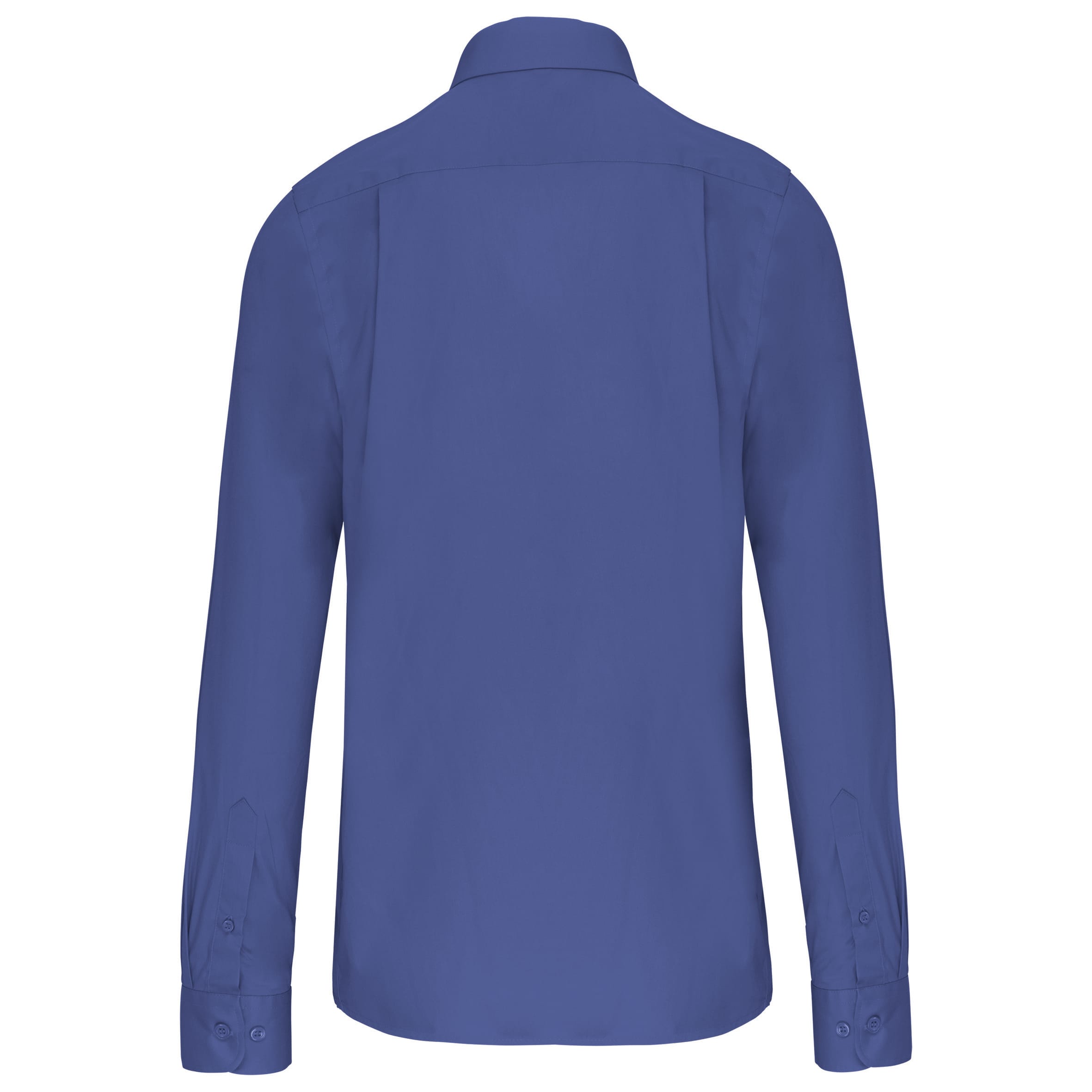 Heren poplin overhemd lange mouwen