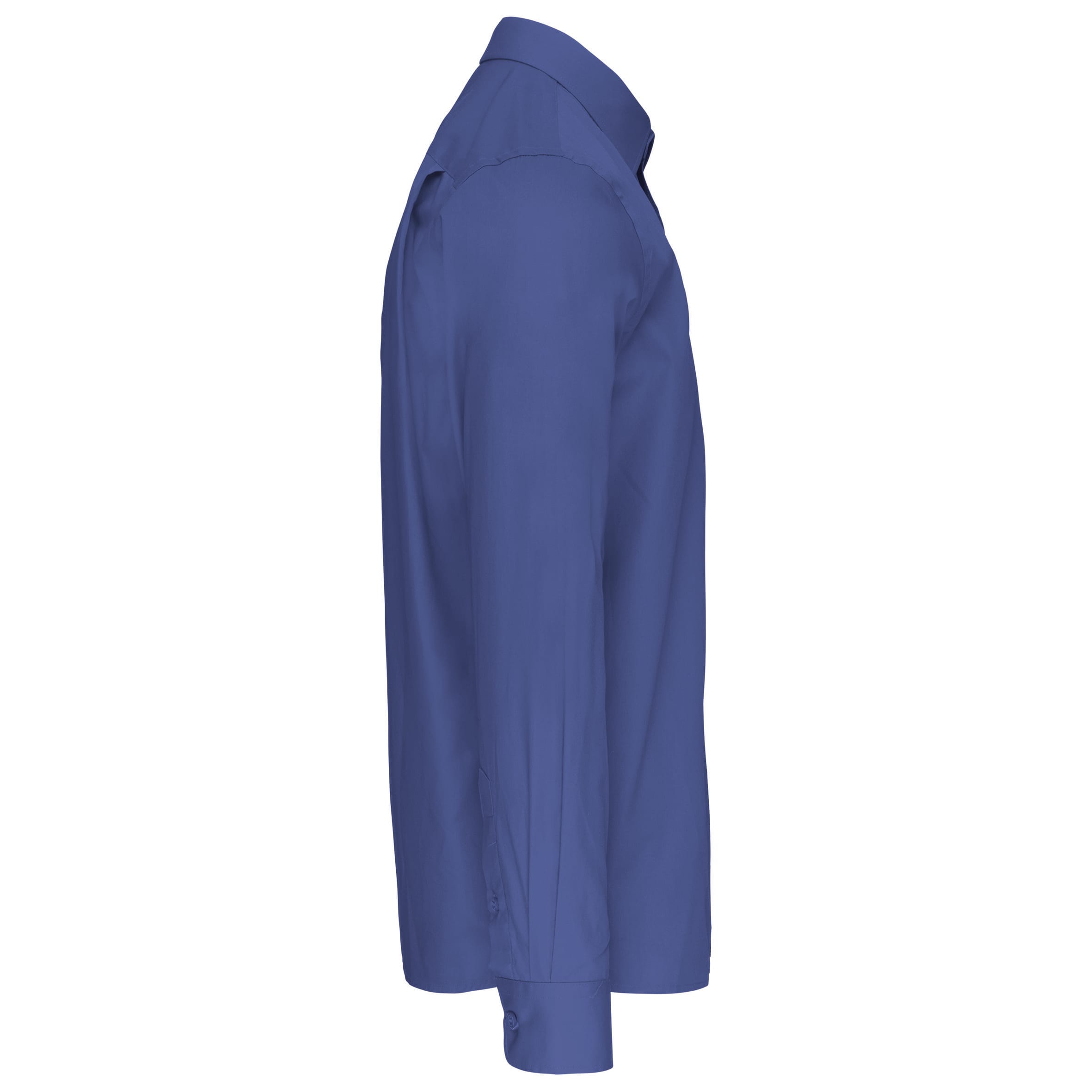 Heren poplin overhemd lange mouwen