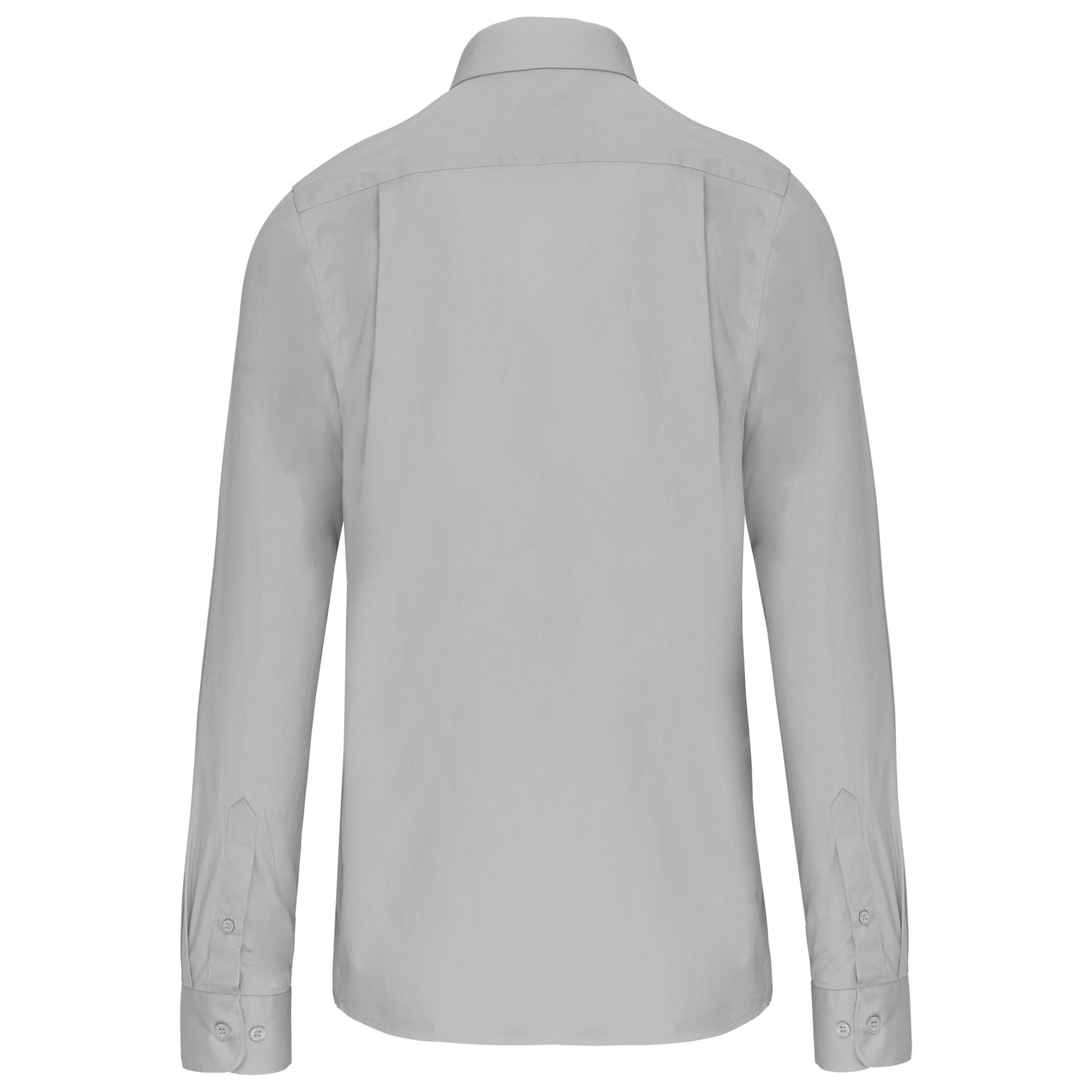 Heren poplin overhemd lange mouwen