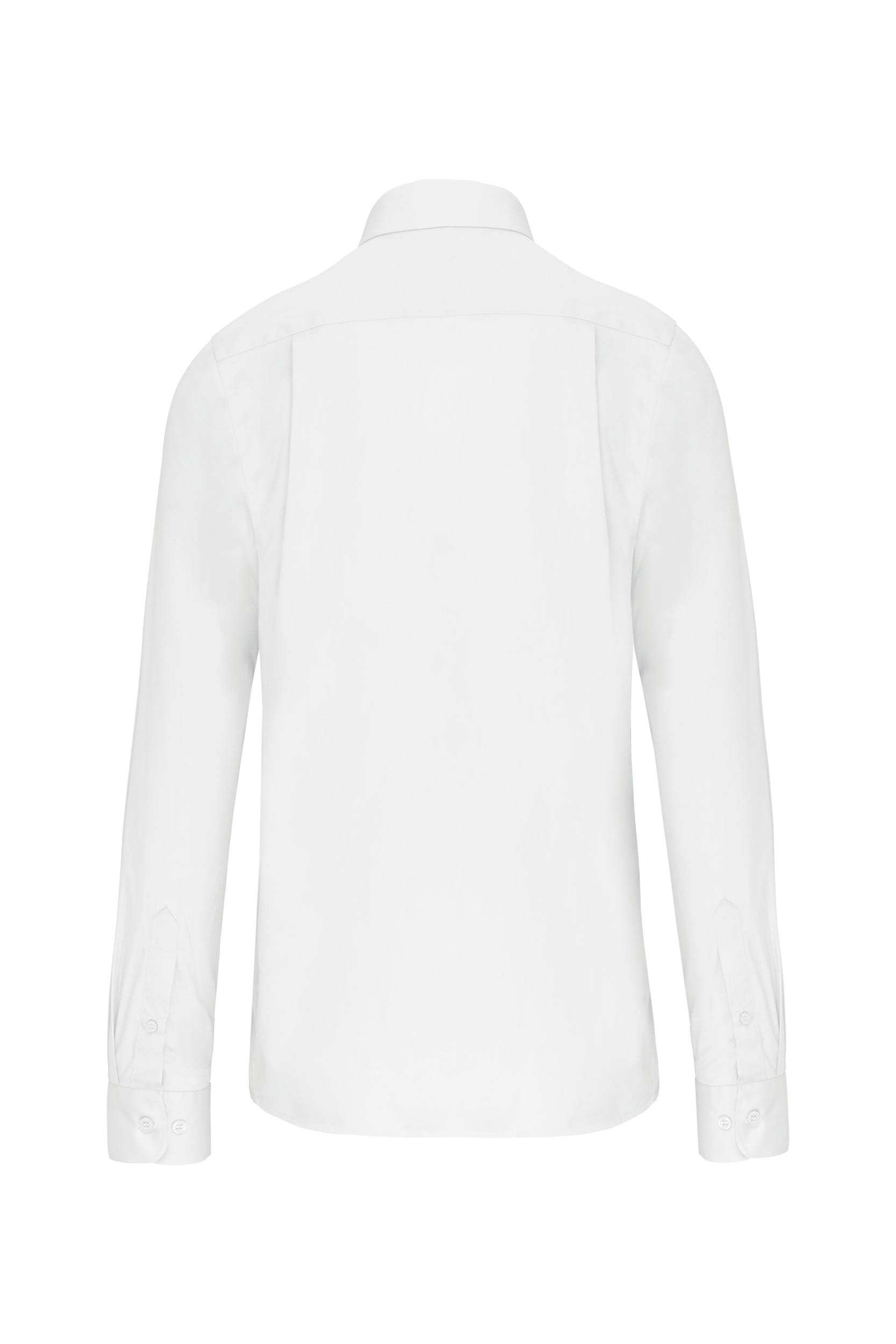 Heren poplin overhemd lange mouwen
