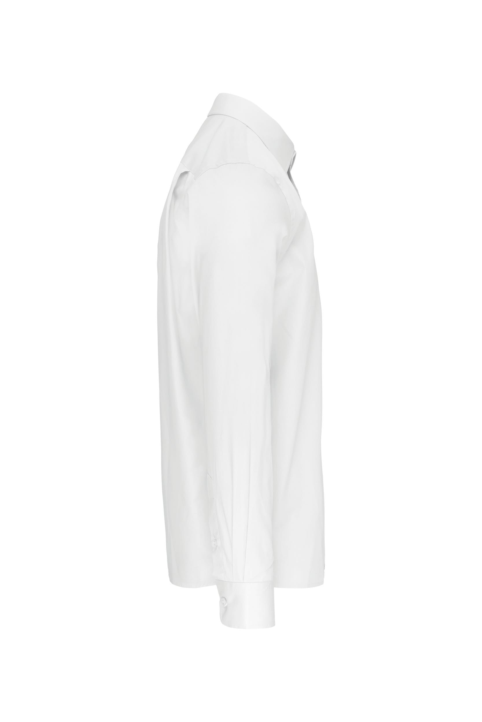 Heren poplin overhemd lange mouwen