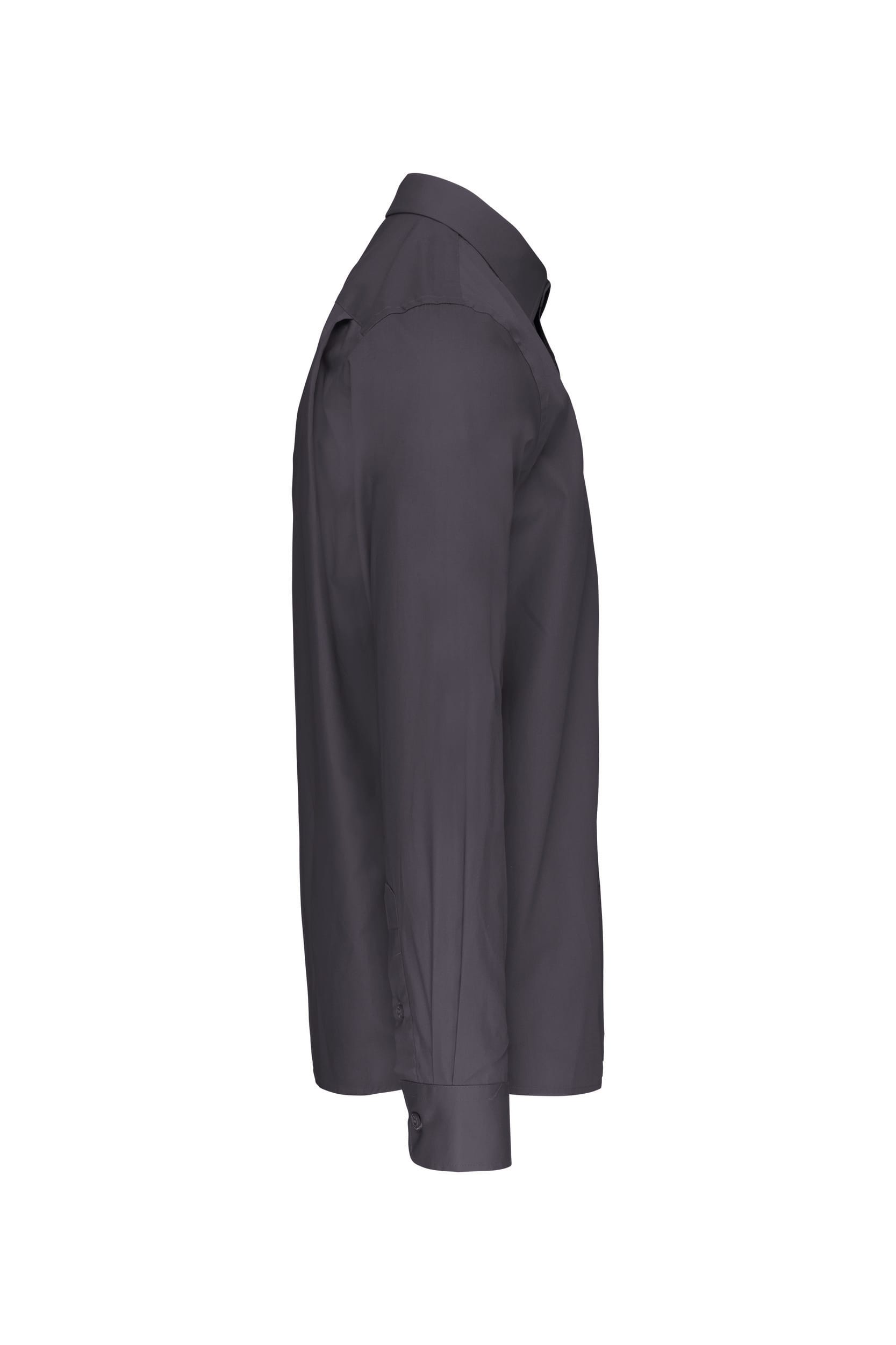 Heren poplin overhemd lange mouwen