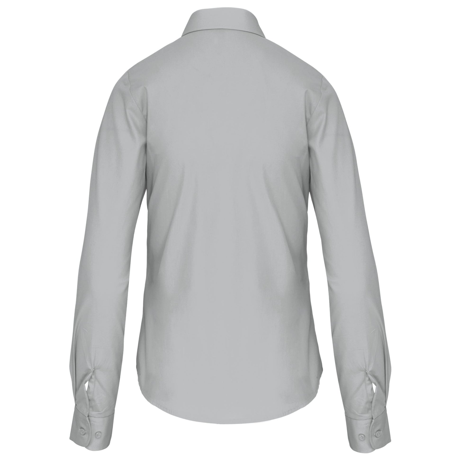 Dames poplin blouse lange mouwen
