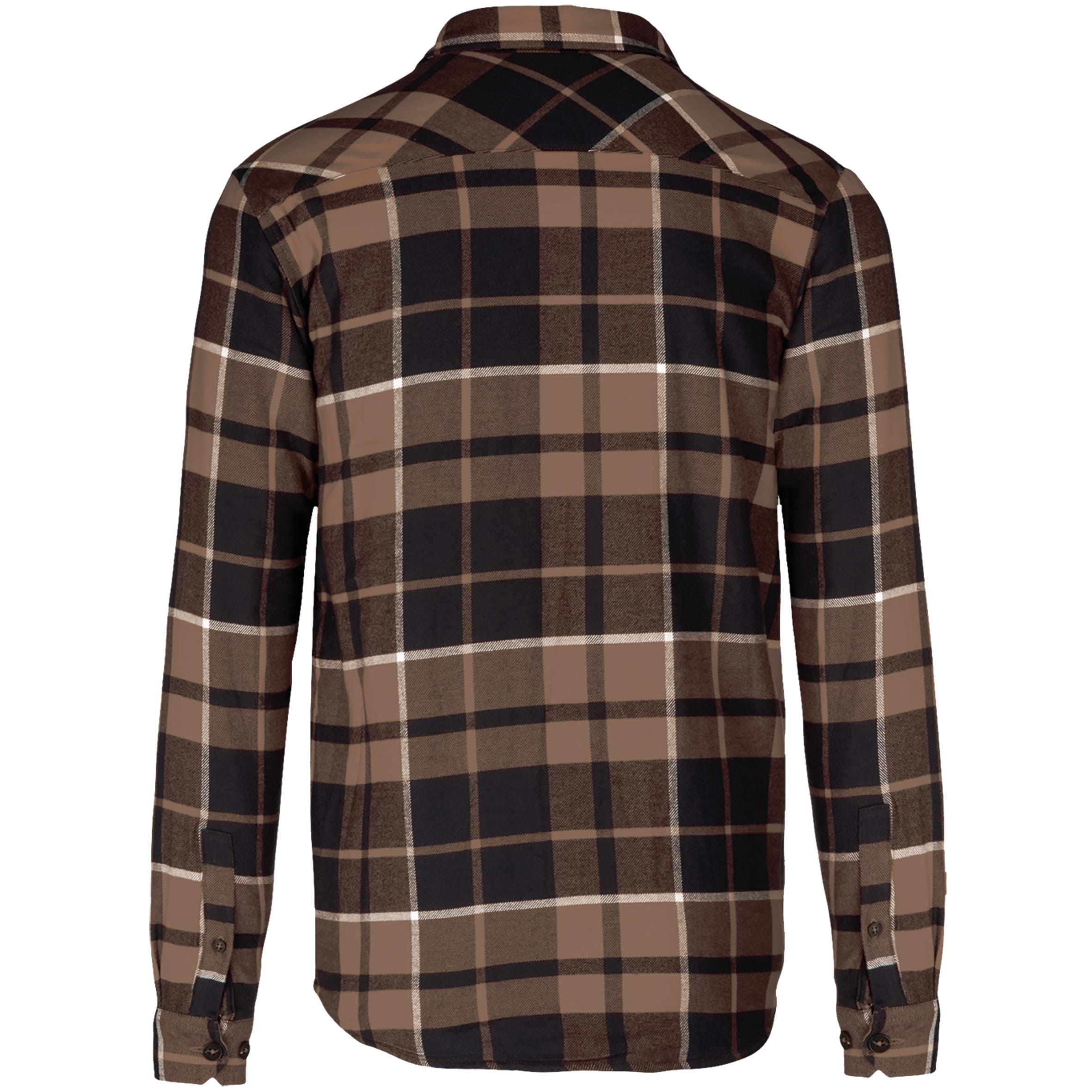 Geruit overshirt met sherpavoering
