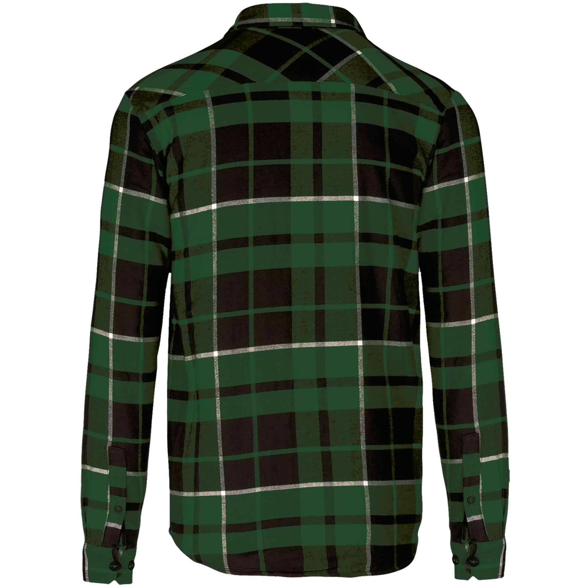 Geruit overshirt met sherpavoering