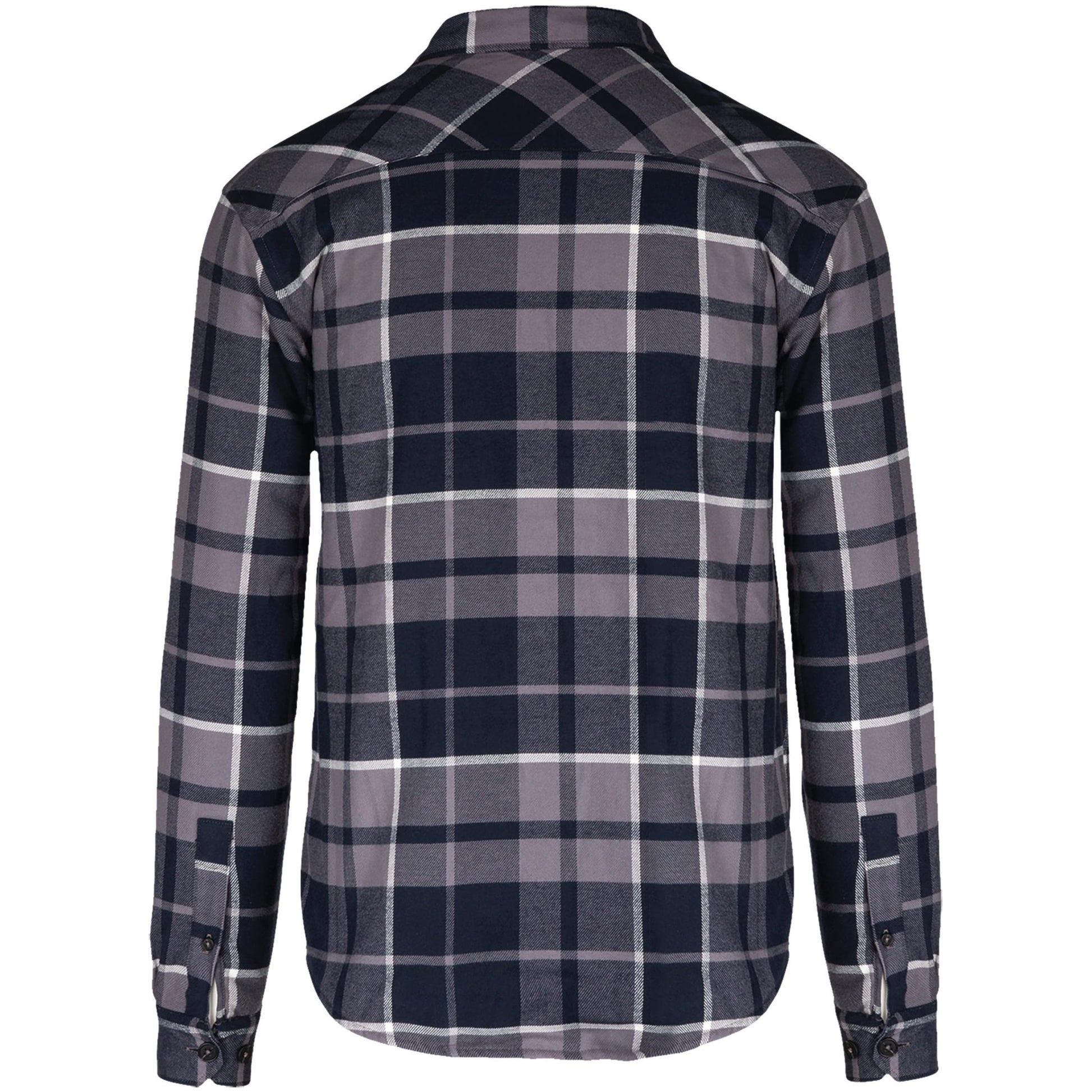 Geruit overshirt met sherpavoering