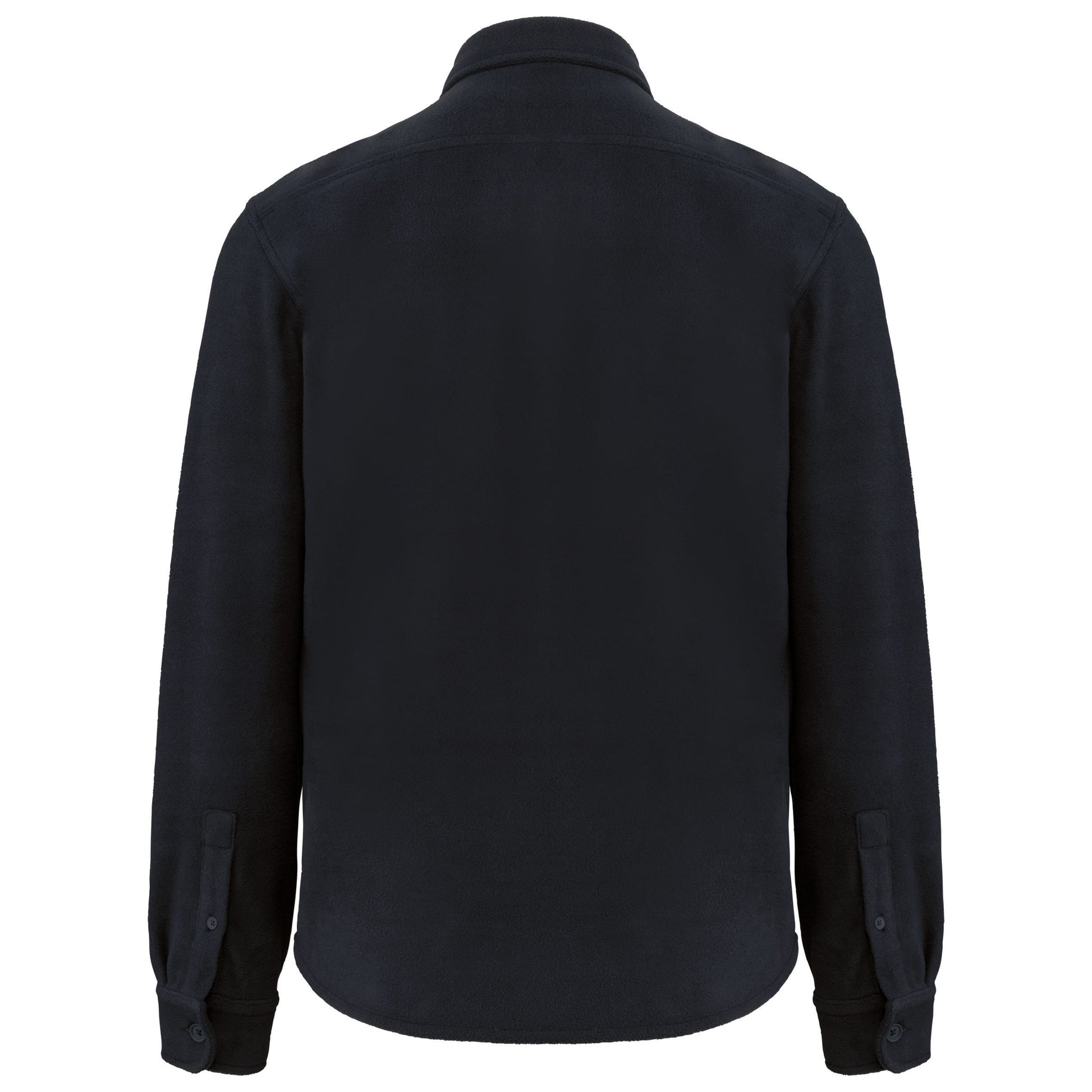 Overshirt van fleece met sherpavoering