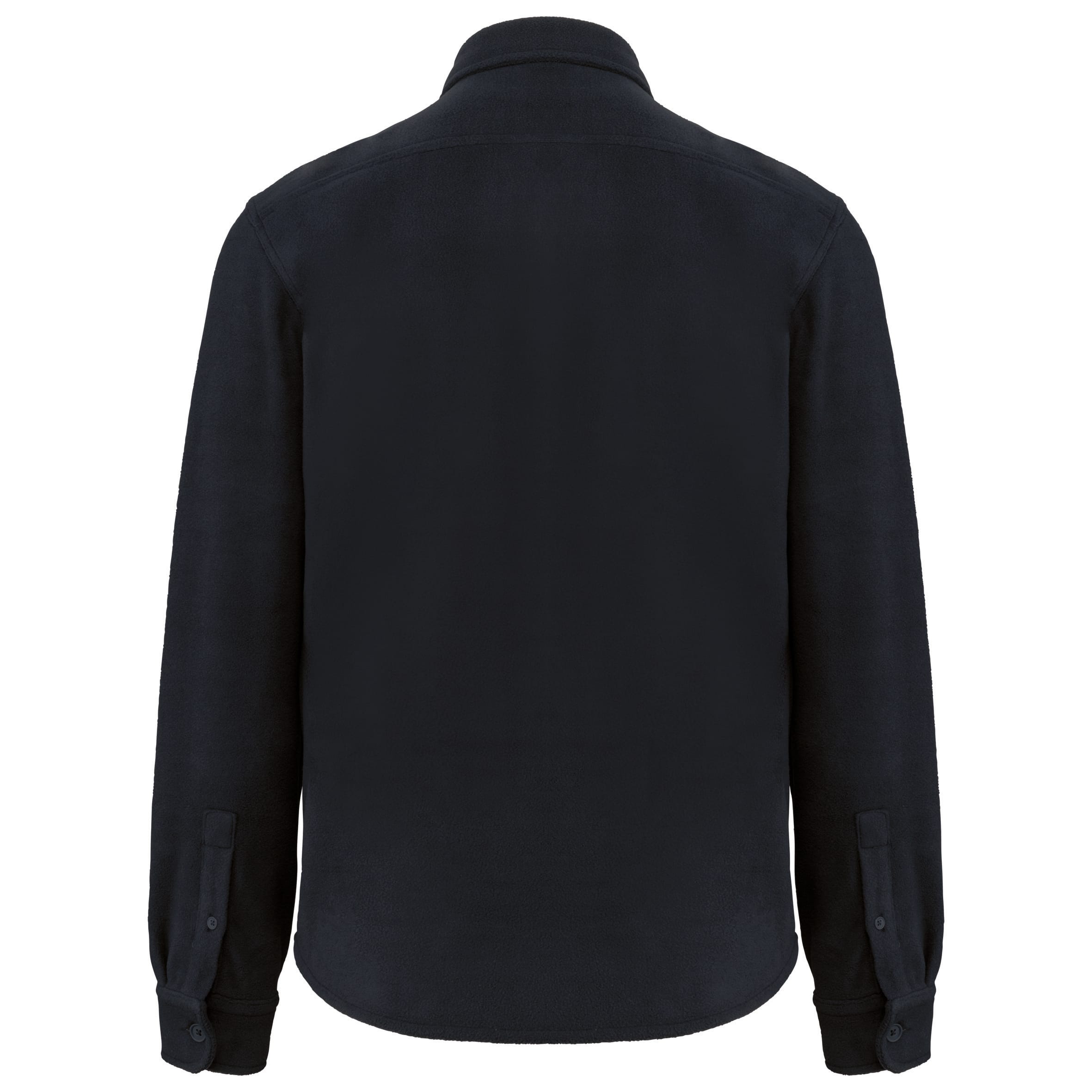 Overshirt van fleece met sherpavoering