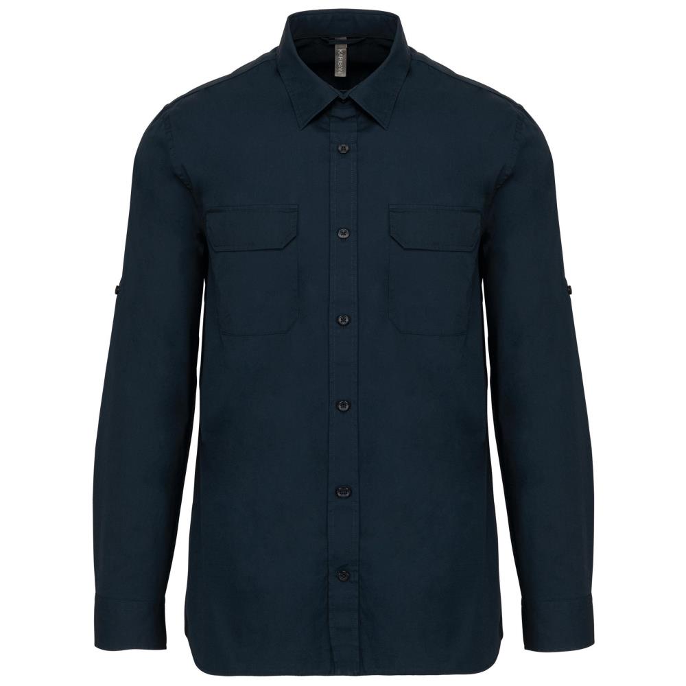 Overhemd safari lange mouwen