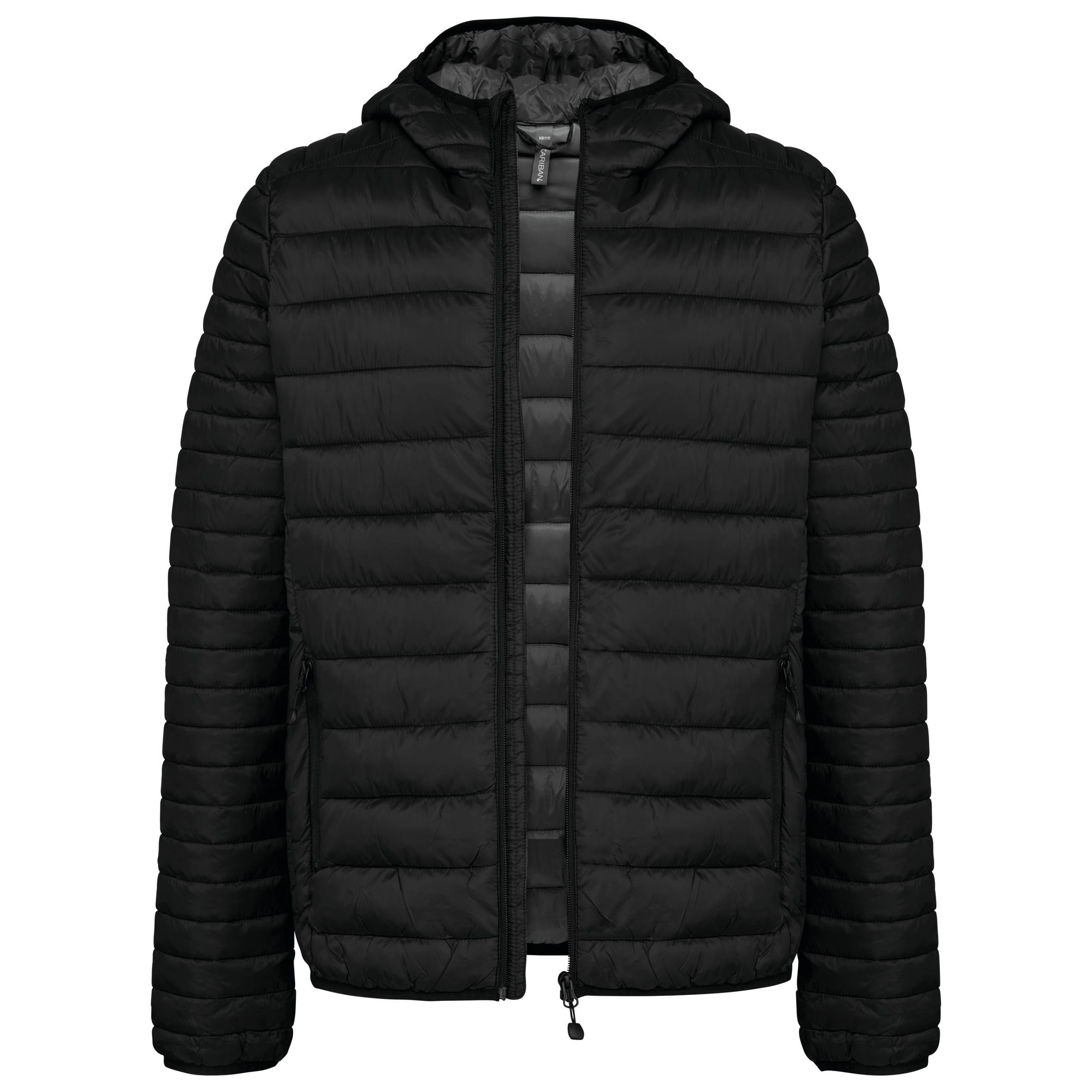 Men's lightweight hooded padded jacket