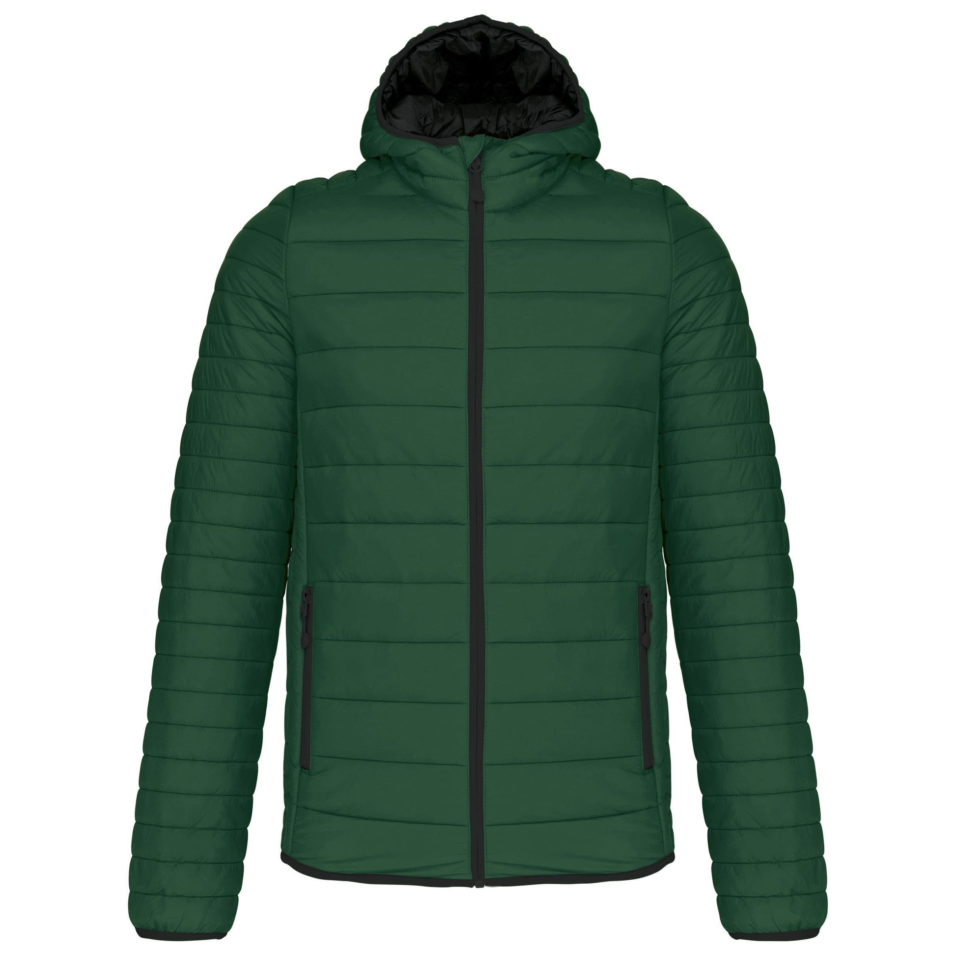 Men's lightweight hooded padded jacket