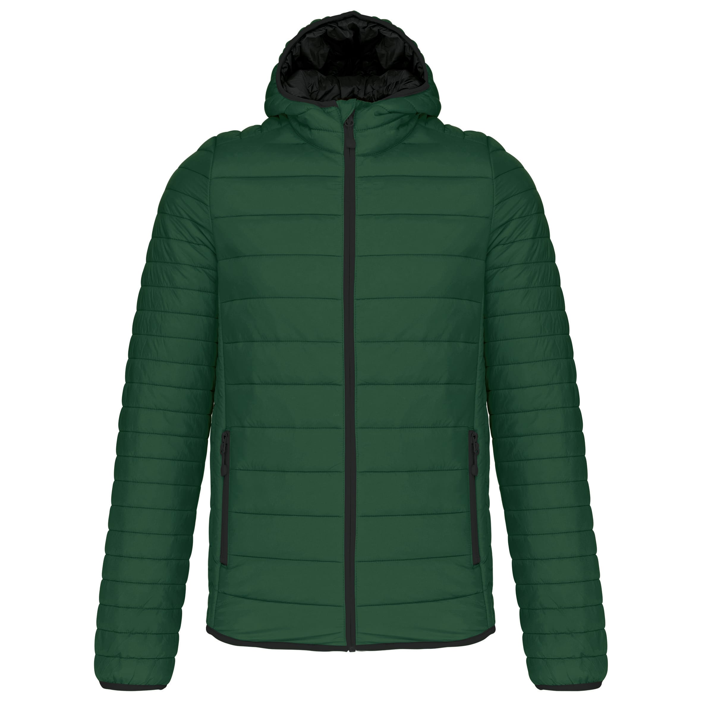 Men's lightweight hooded padded jacket