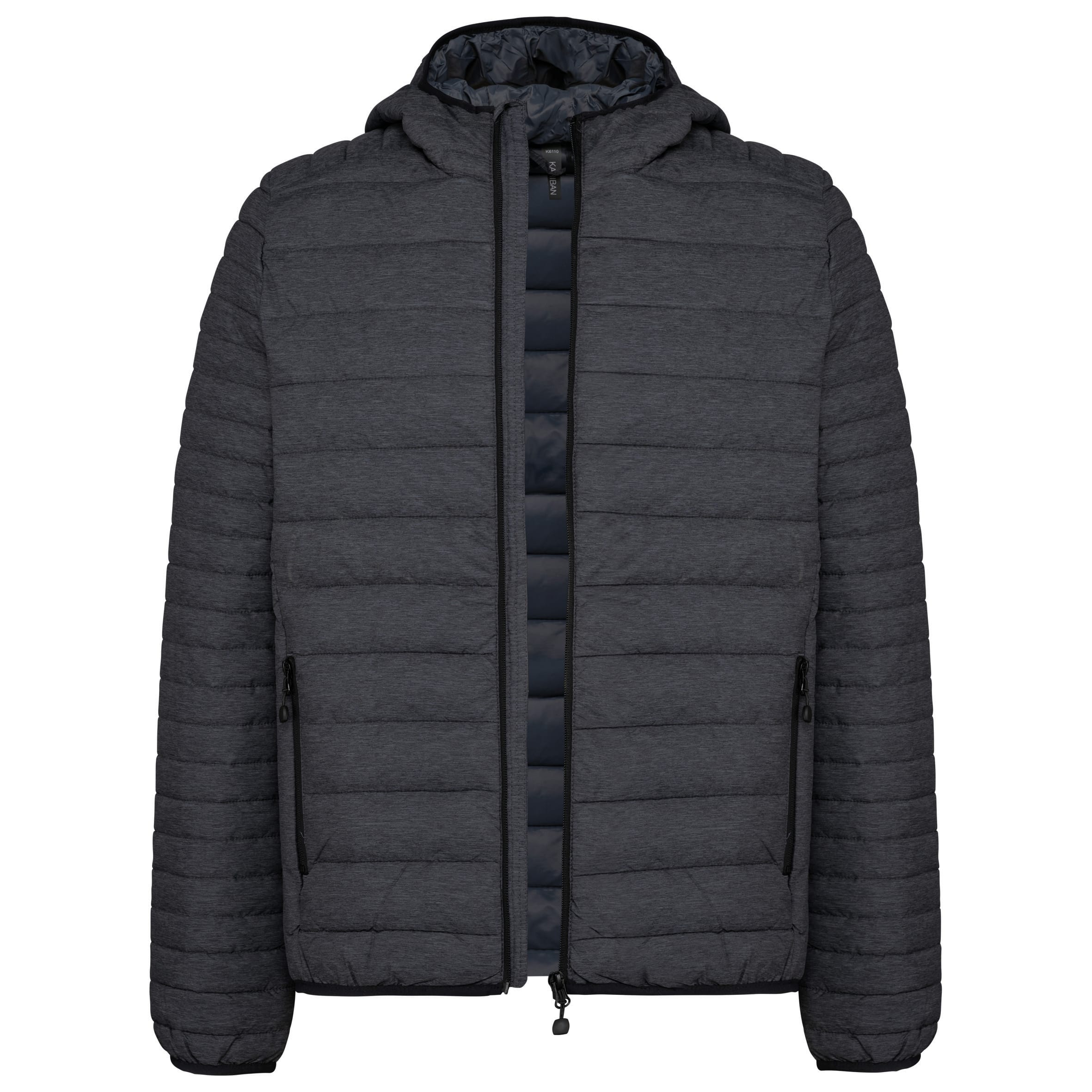 Men's lightweight hooded padded jacket