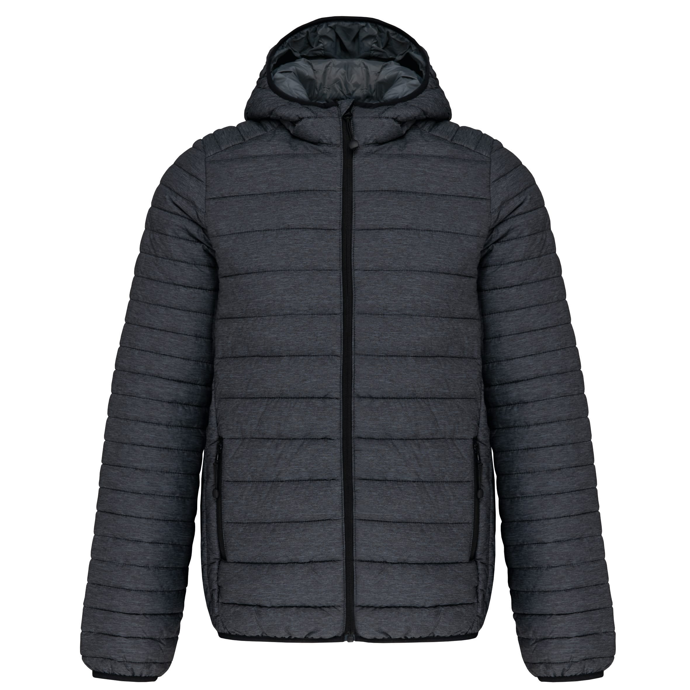 Men's lightweight hooded padded jacket