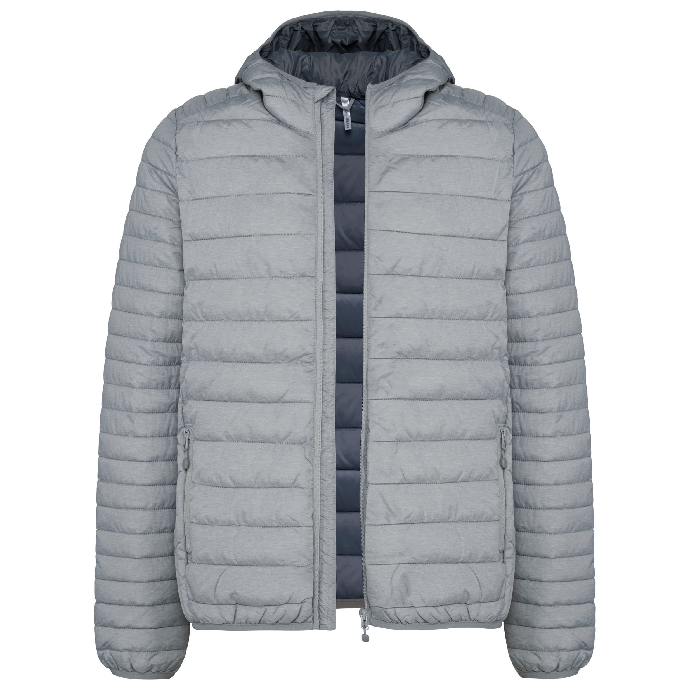 Men's lightweight hooded padded jacket